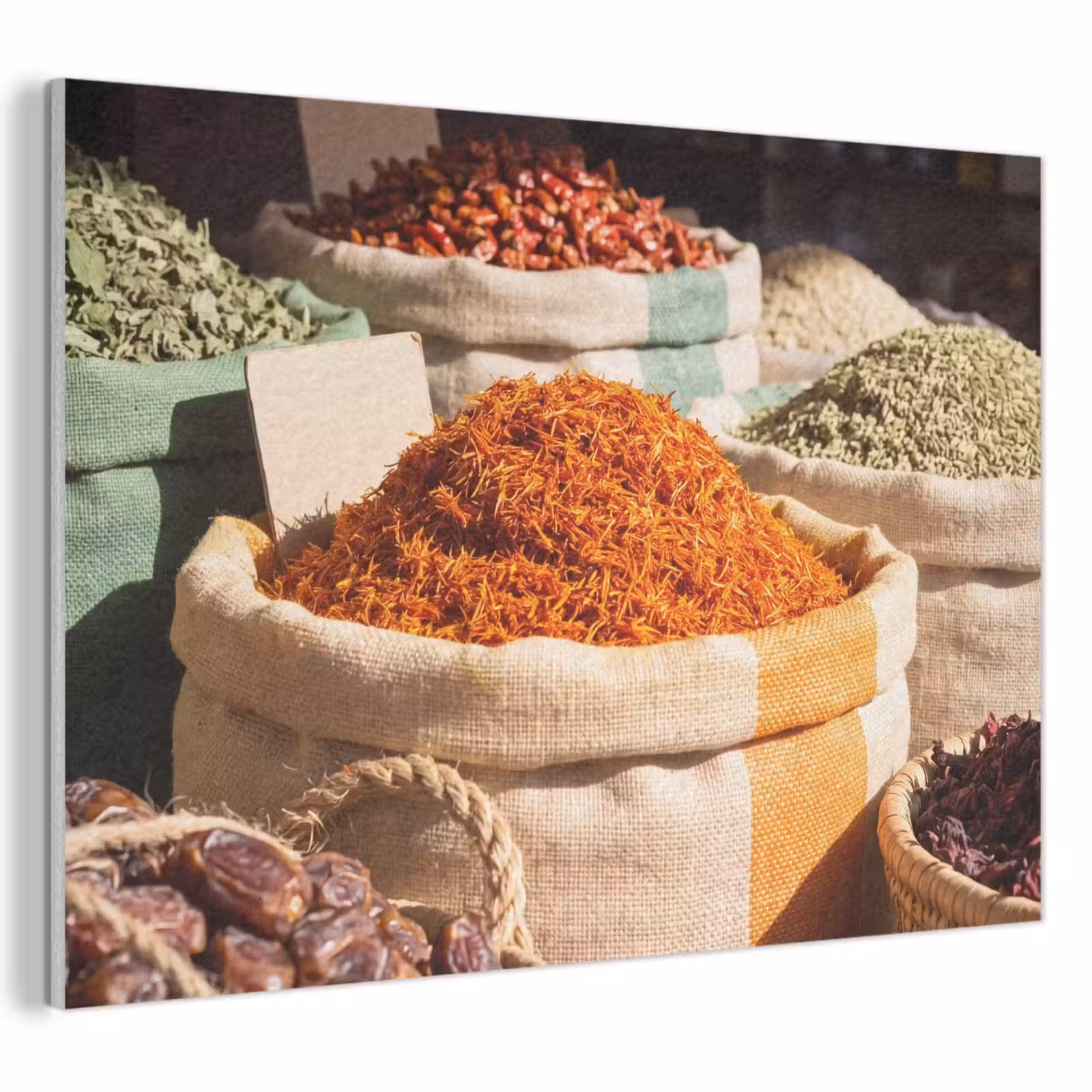 Acoustic Panel - Herbs - Market - Colorful - Kruiden - Markt - Kleurrijk PET vilt klein