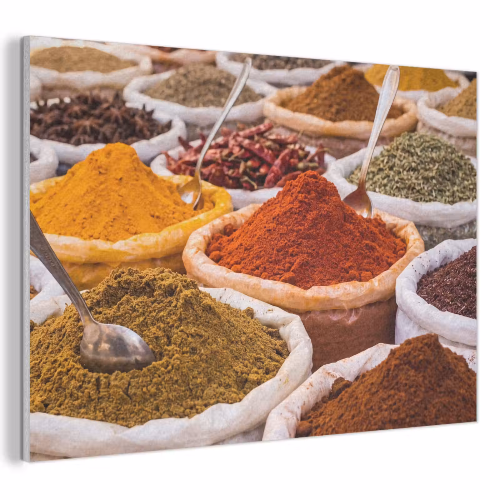 Acoustic Panel - Herbs - Market - Food - Kruiden - Markt - Eten PET vilt klein