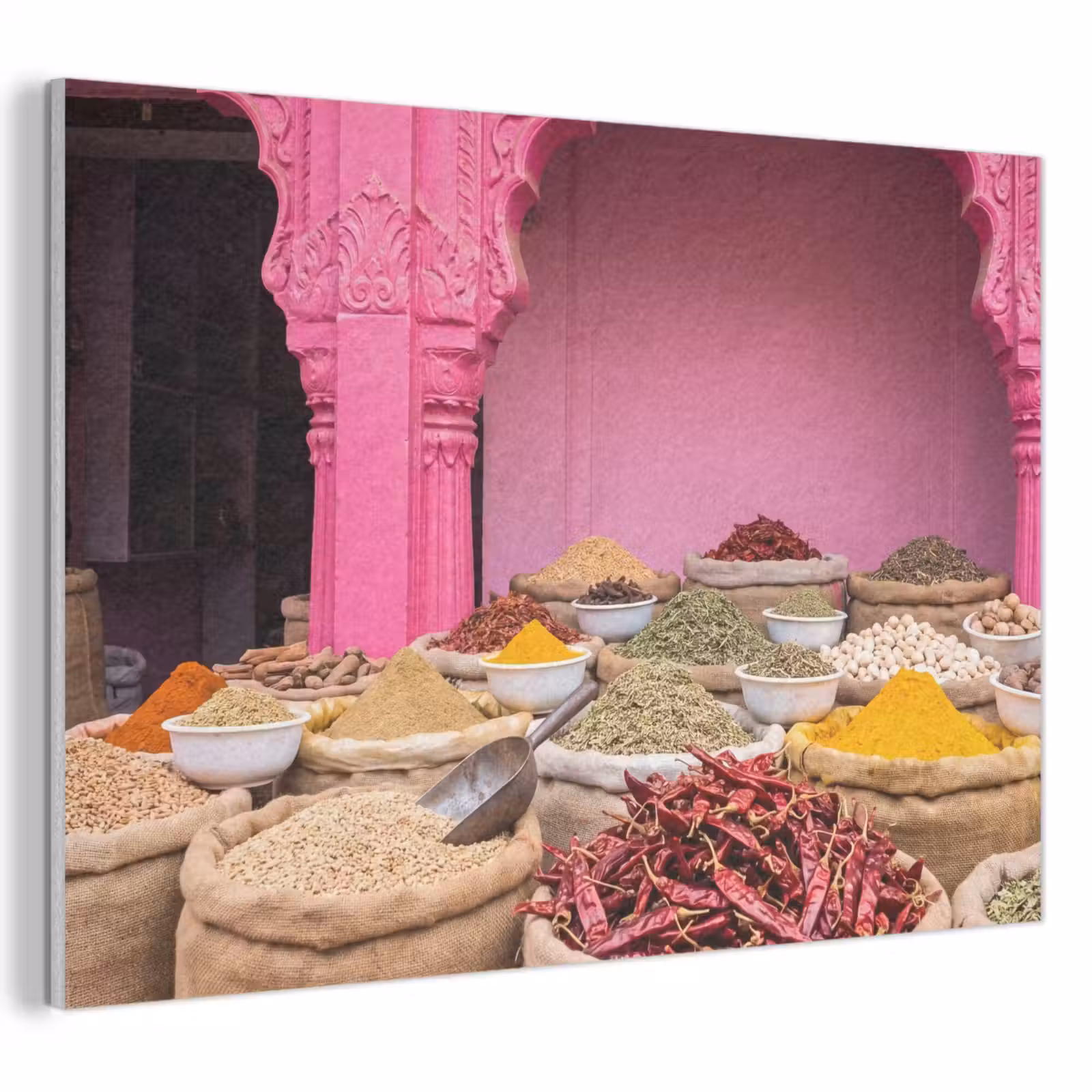 Acoustic Panel - Herbs - Market - Pink - Kruiden - Markt - Roze PET vilt klein