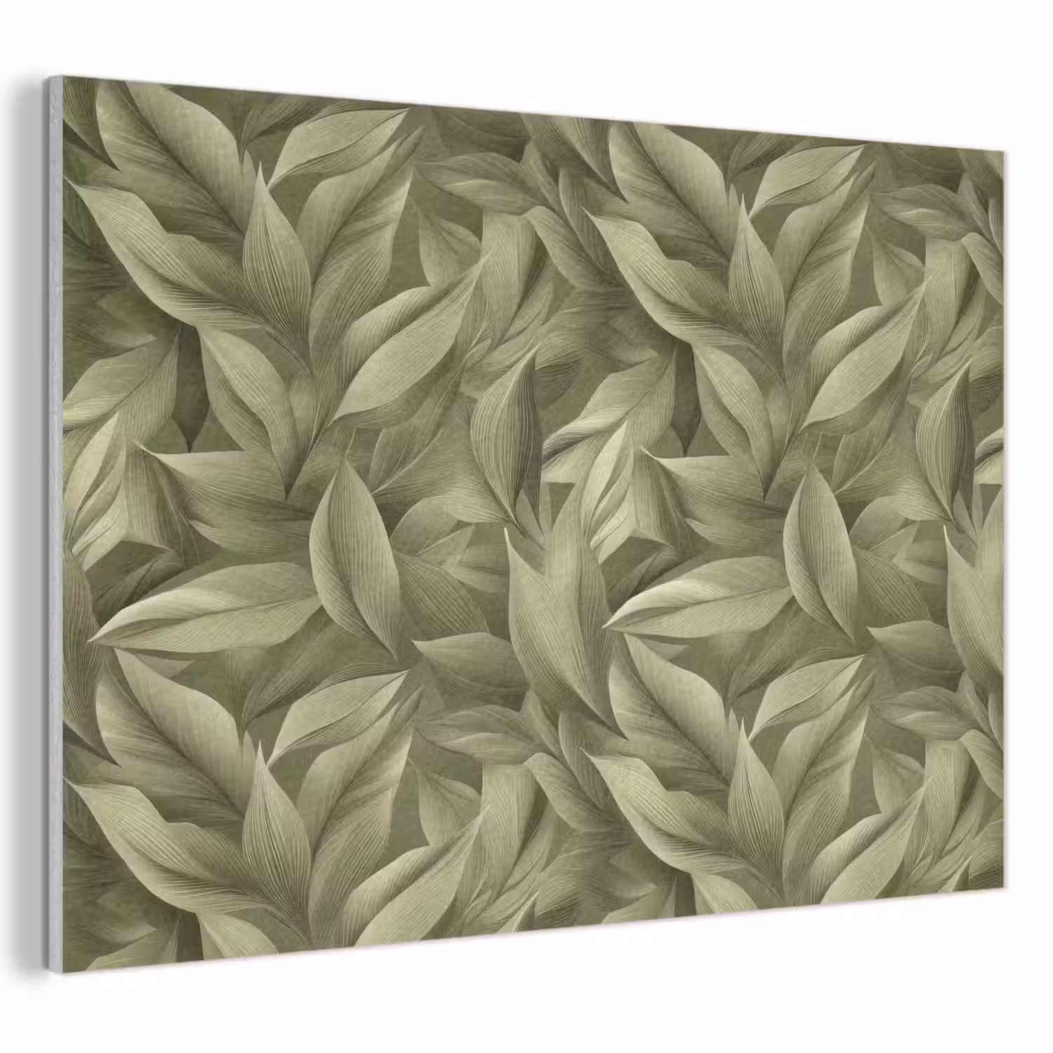 Bladeren - Modern - Groen PET vilt klein 837 -3d