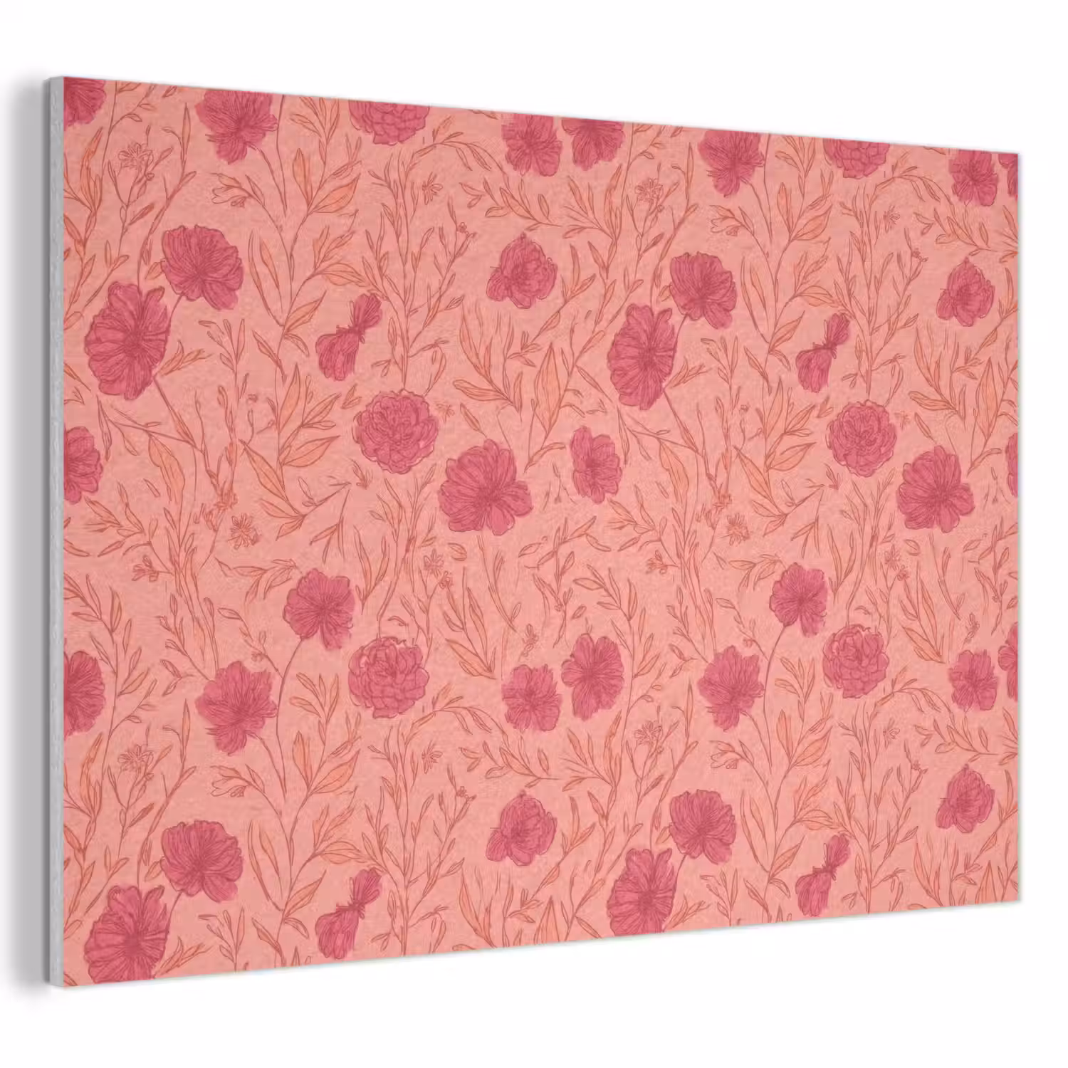 Weidebloemen - Romantisch - Roze PET vilt klein 837 -3d