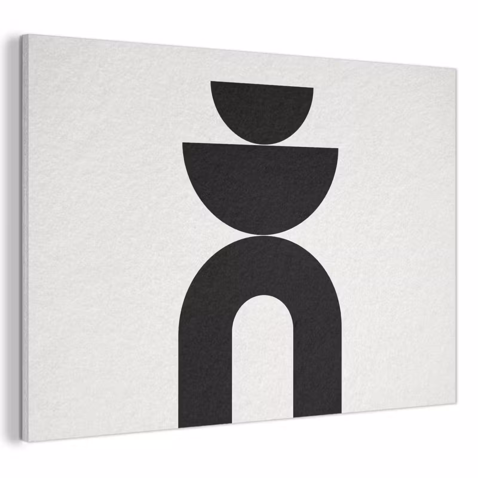 Acoustic Panel - Minimalist - Art - White - Minimalistisch - Kunst - Wit PET vilt klein