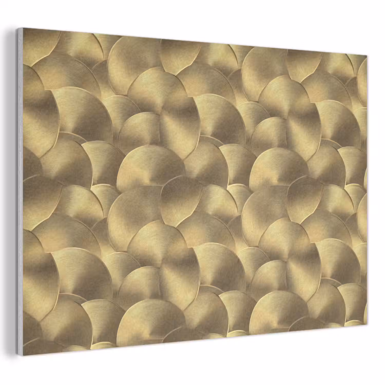 Modern - Cirkel - Goud PET vilt klein 837 -3d