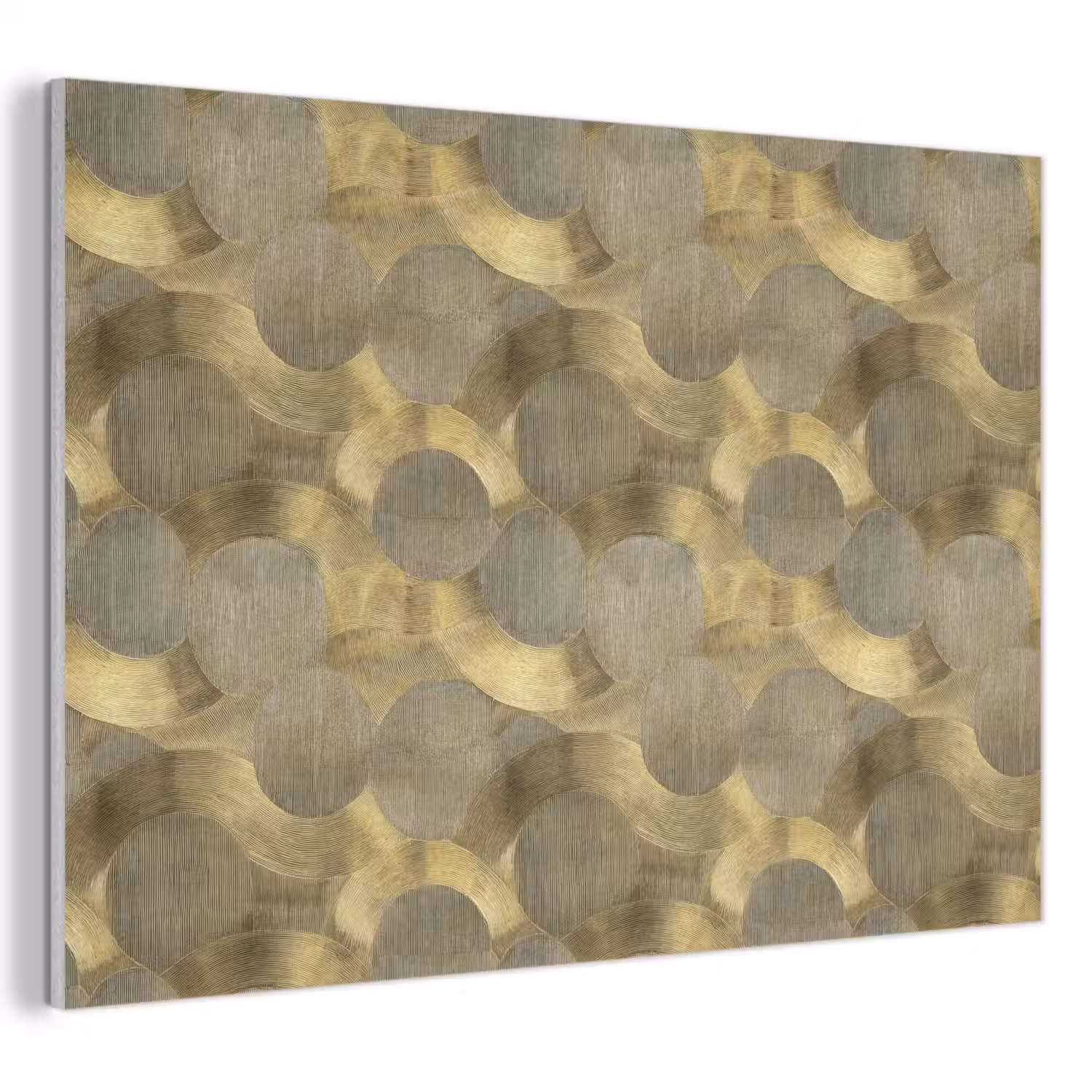 Modern - Geometrisch - Goud PET vilt klein 837 -3d