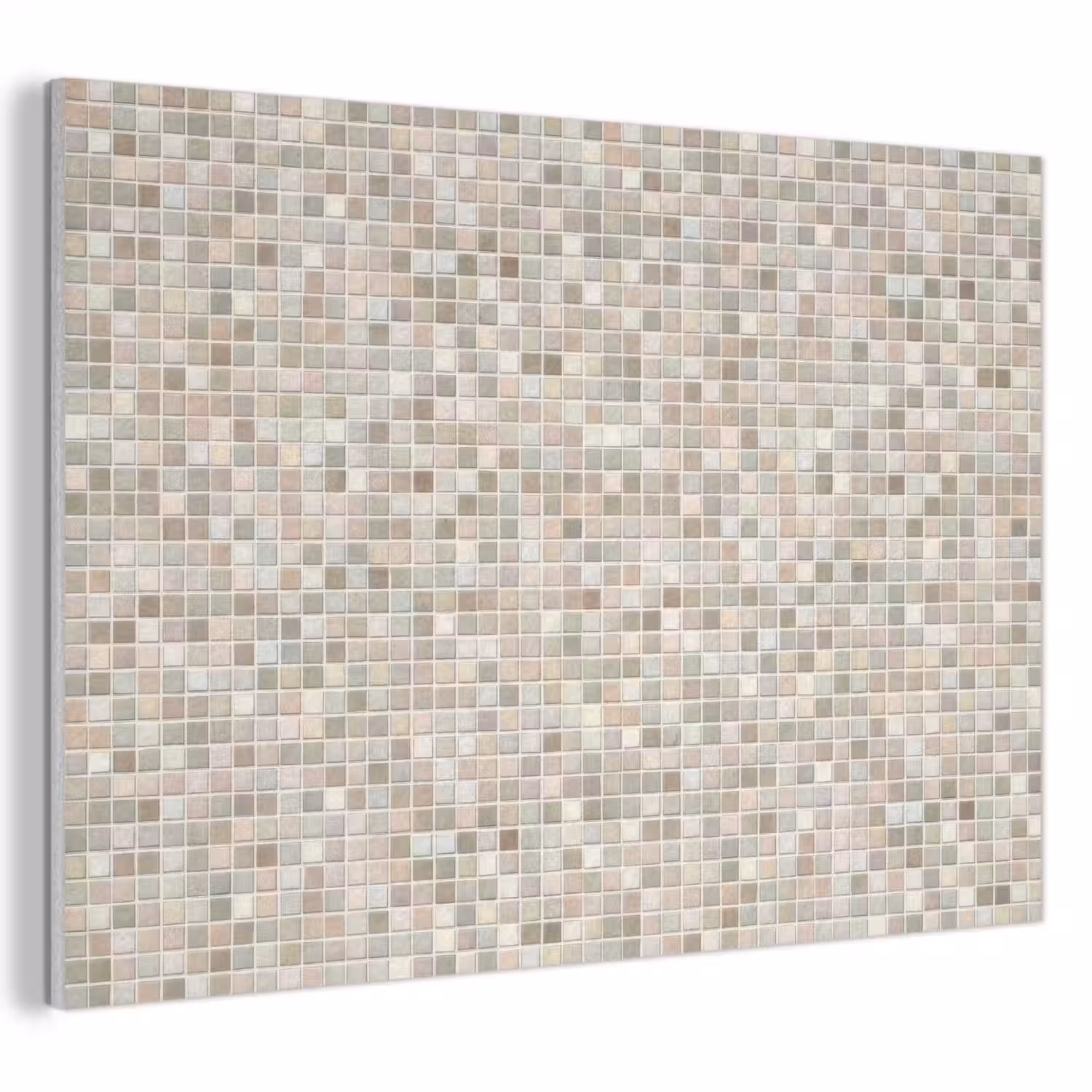 Mozaïek - Patroon- Taupe PET vilt klein 837 -3d