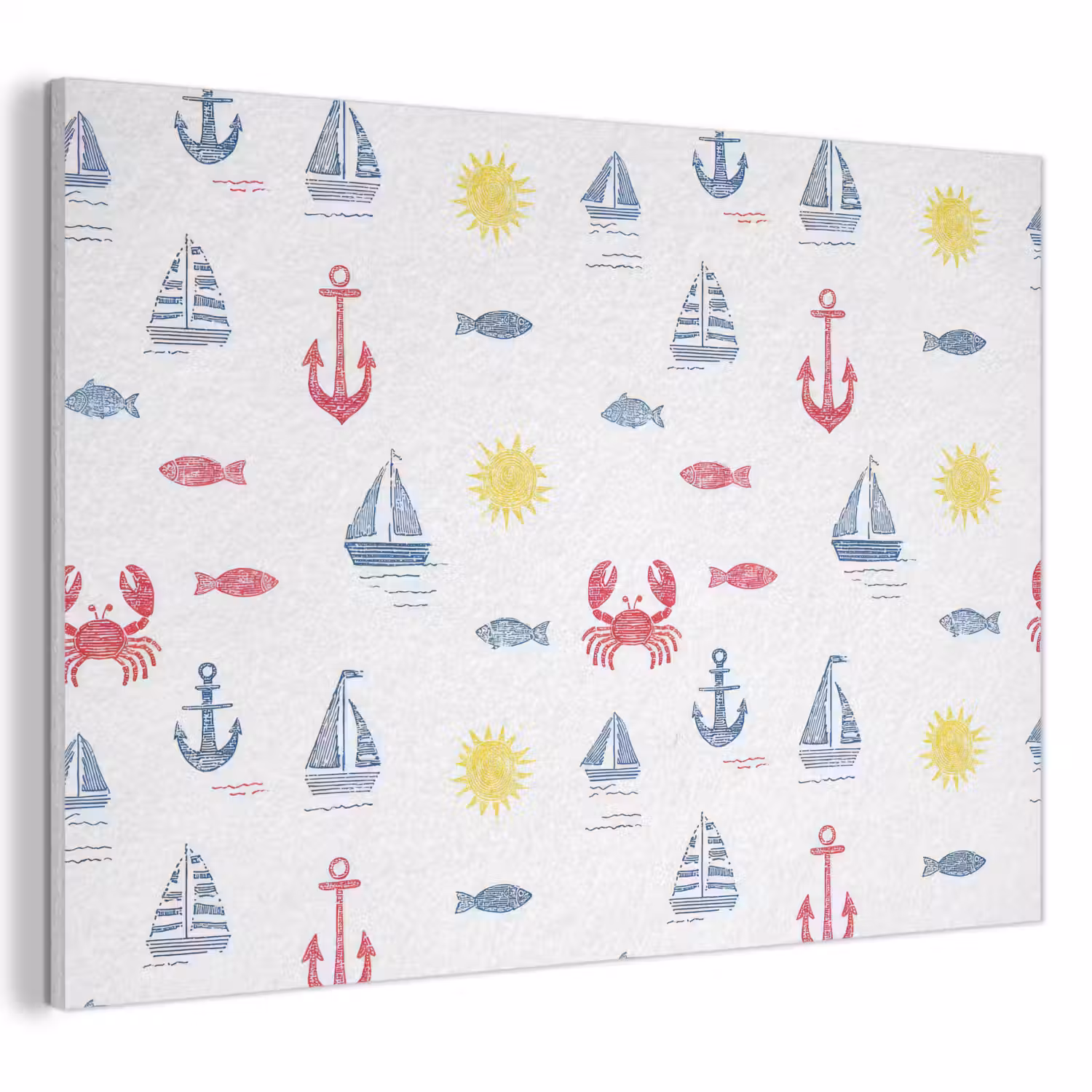 Nautisch - Illustraties - Kleurrijk PET vilt klein 837 -3d