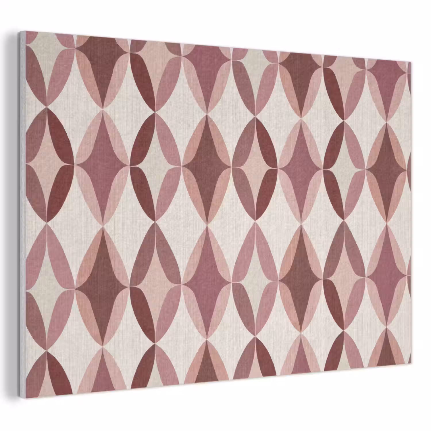 Ovaal - Textuur - Roze PET vilt klein 837 -3d