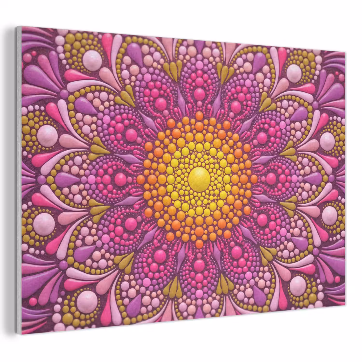 Patroon - Stippen - Abstract - Kleurrijk PET vilt klein -3d