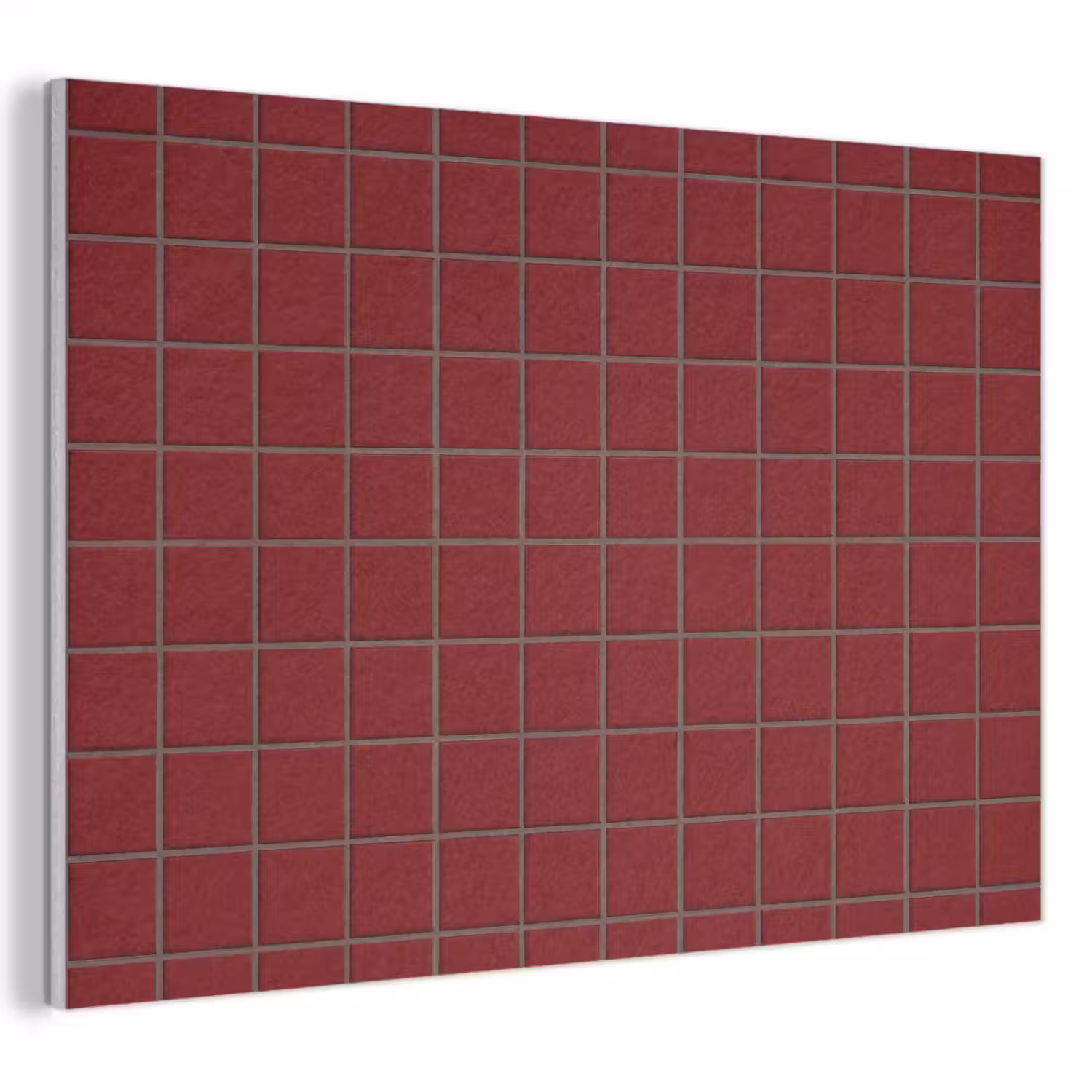 Patroon - Tegels - Burgundy PET vilt klein 837 -3d