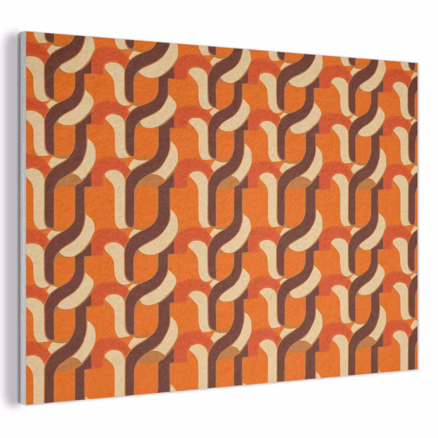 Retro - Modern - Kleurrijk PET vilt klein 837 -3d