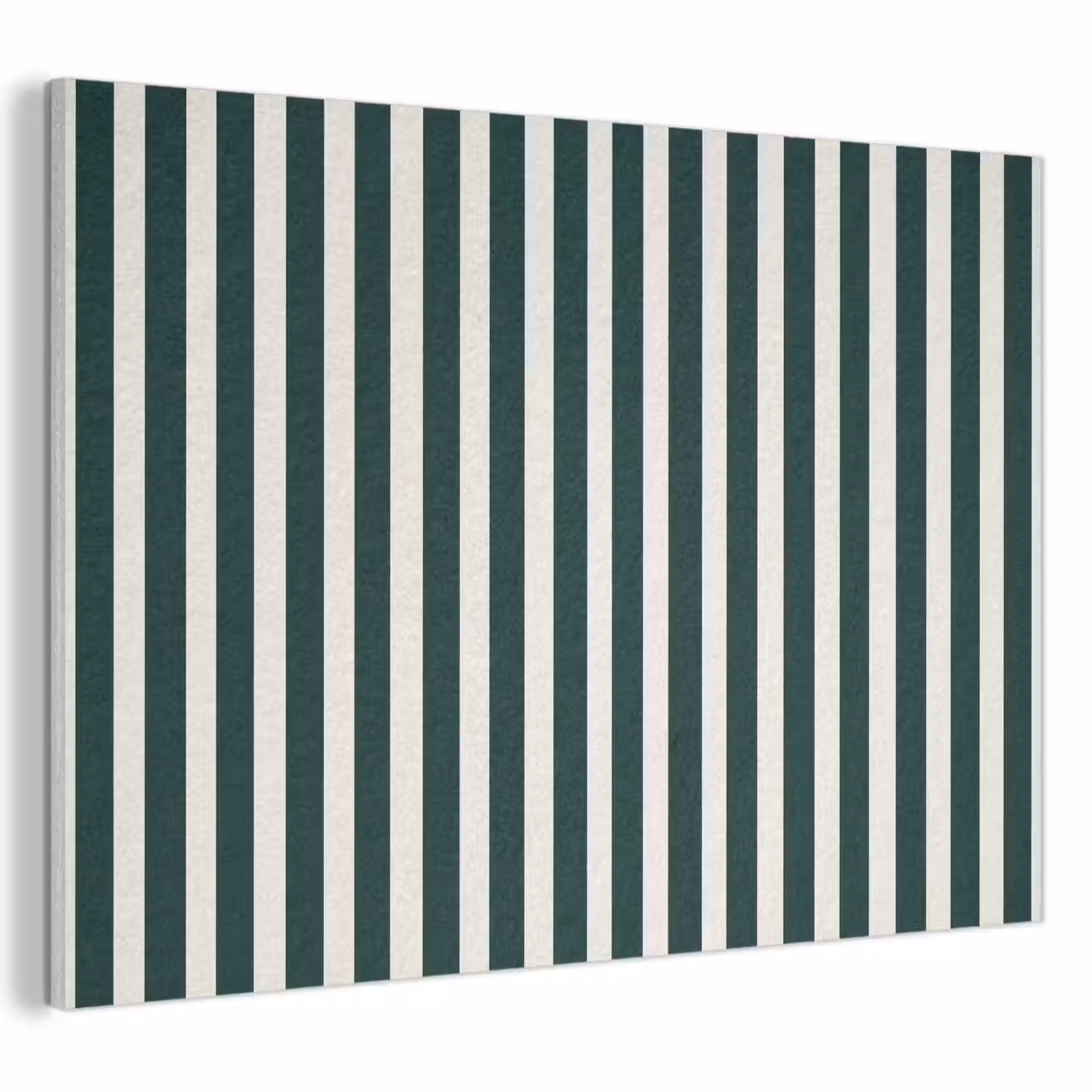 Strepen - Klassiek - Groen PET vilt klein 837 -3d