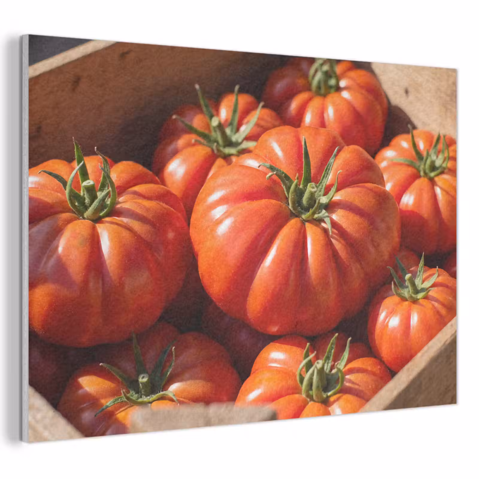 Acoustic Panel - Tomato - Wooden - Crate - Tomaat - Houten - Kist PET vilt klein