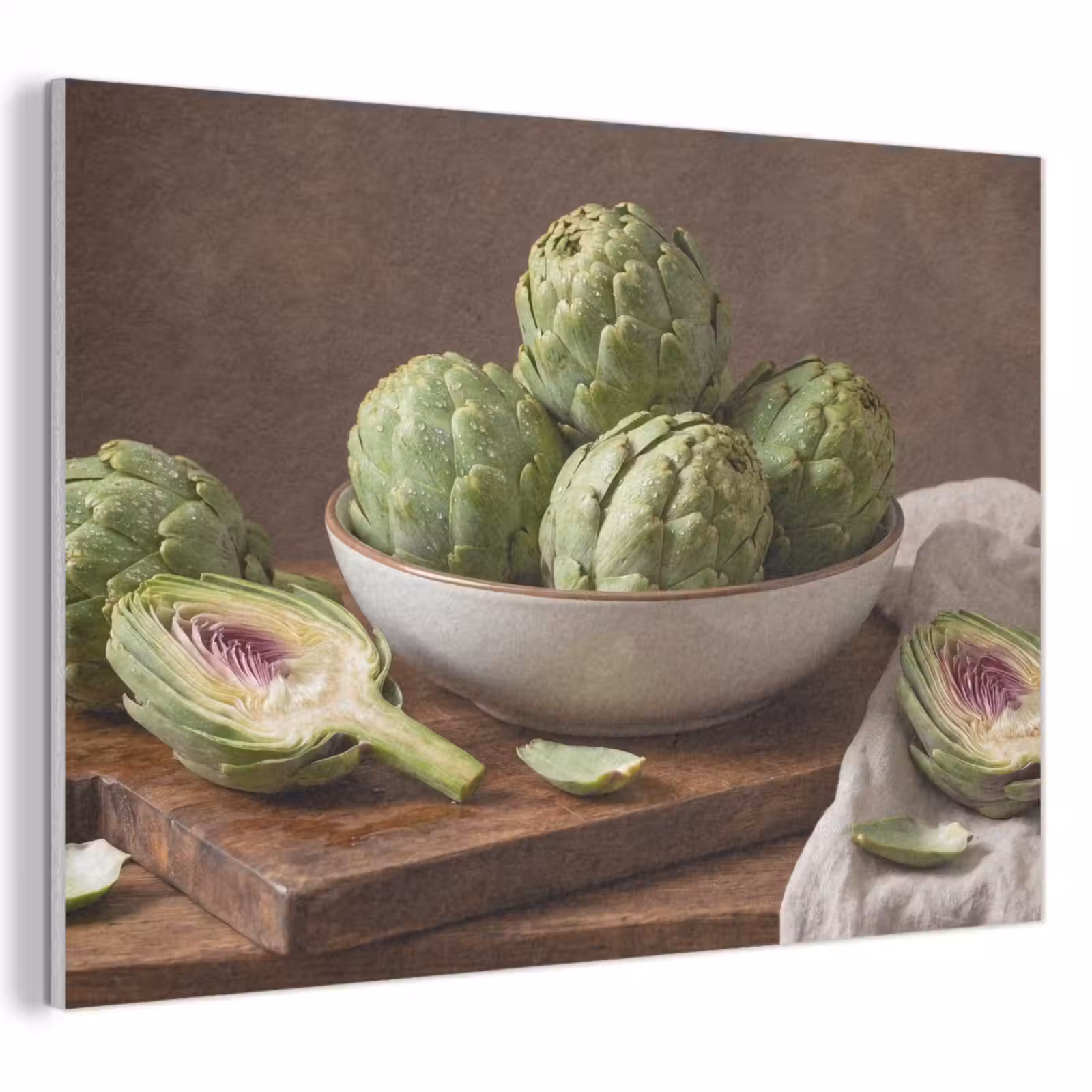 Acoustic Panel - Vegetables - Artichoke - Kitchen - Groenten - Artisjok - Keuken PET vilt klein
