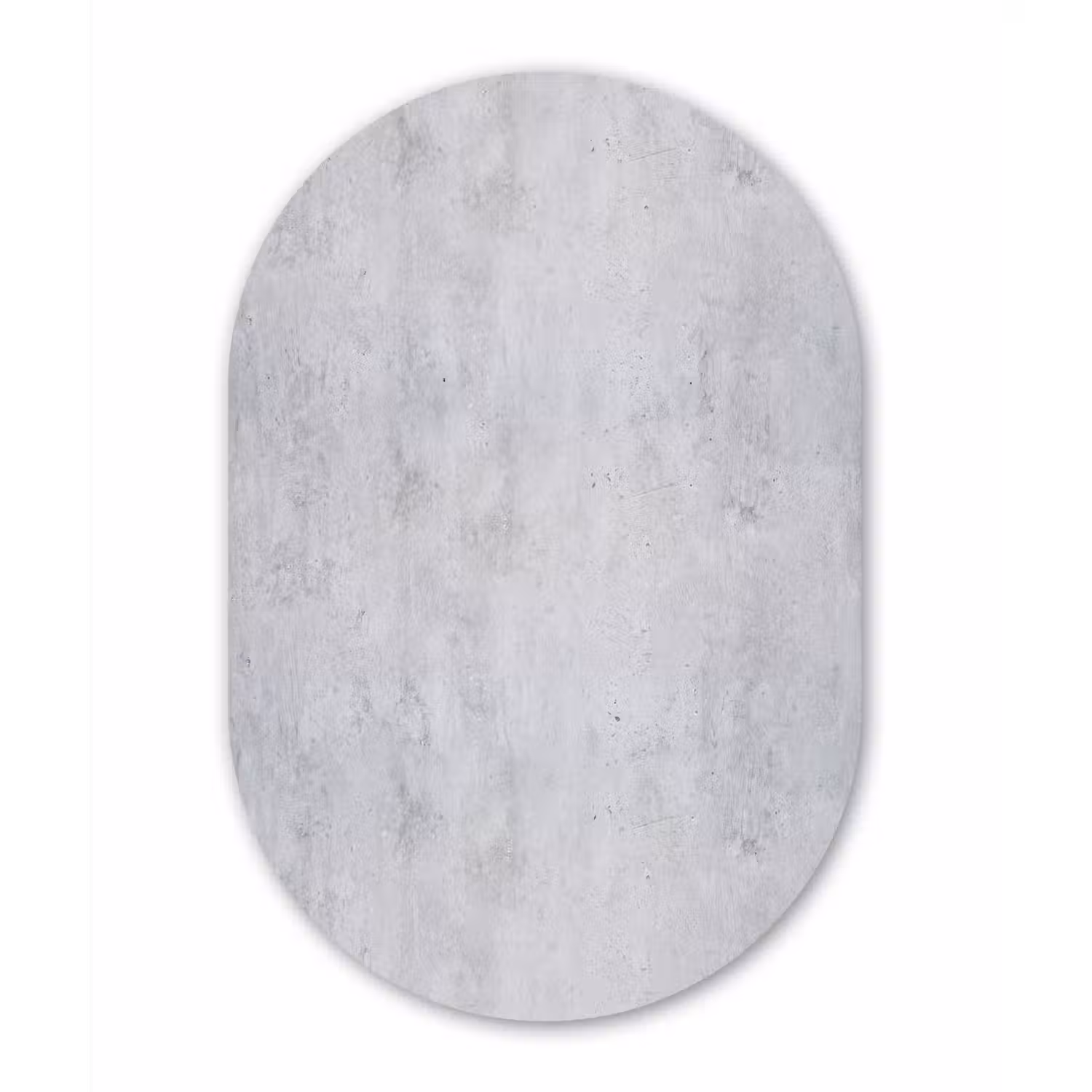Beton - Textuur - Achtergrond - Grijs - Industrieel Wandcirkel Ovaal Aluminium middel -3d
