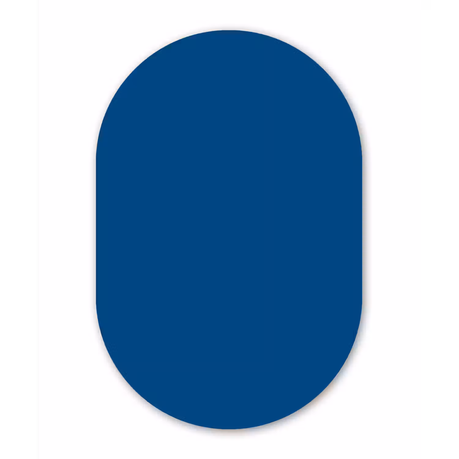 Free - Groove - Blauw Wandcirkel Ovaal Aluminium middel 839 -3d