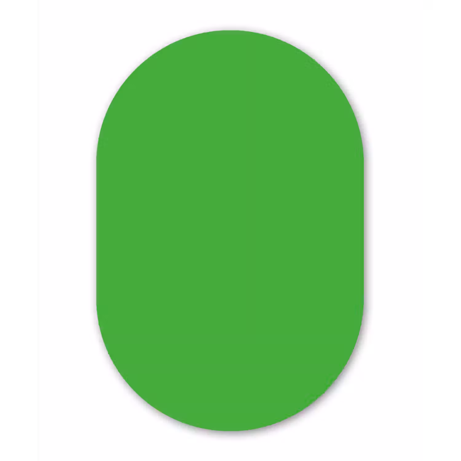 Kelly - Green - Groen Wandcirkel Ovaal Aluminium middel 839 -3d