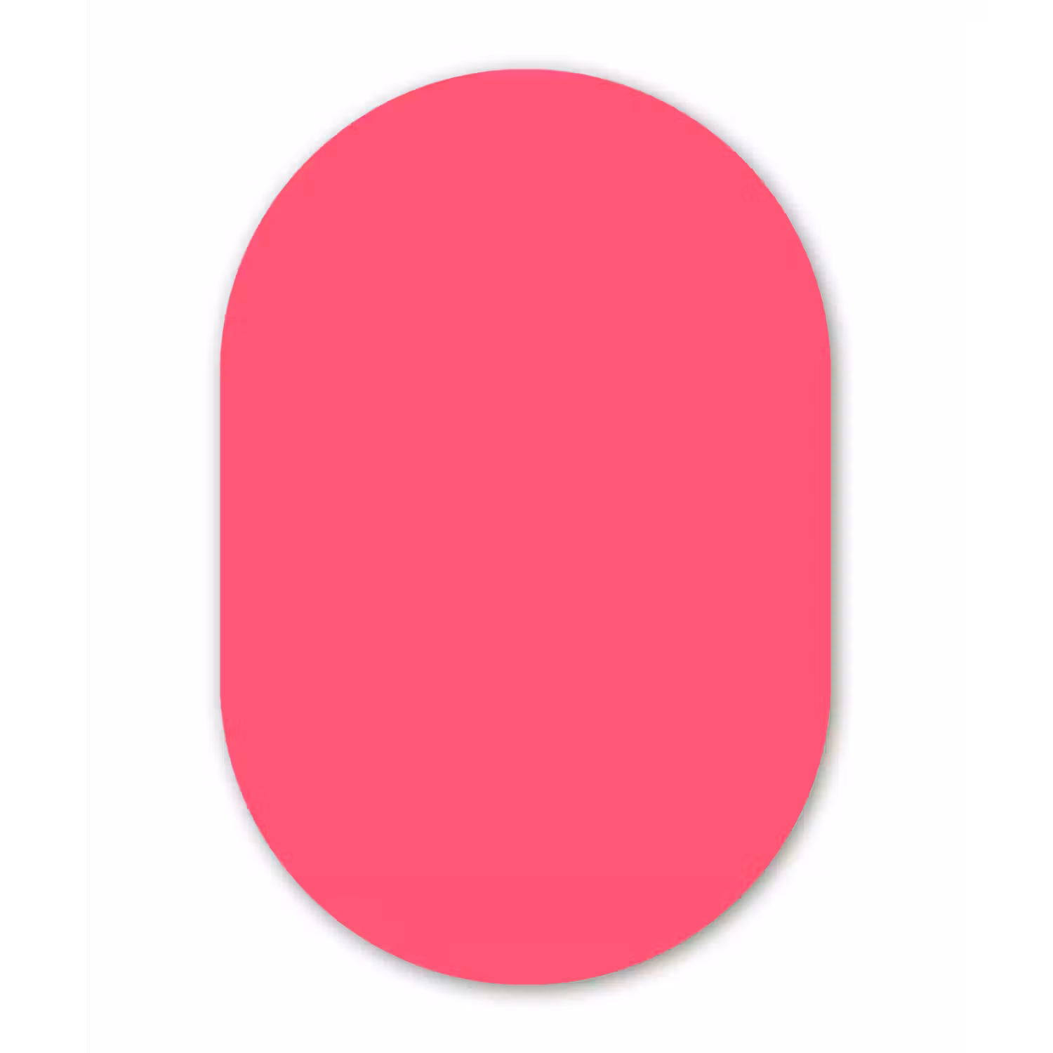 Neon - Flamingo - Roze Wandcirkel Ovaal Aluminium middel 839 -3d