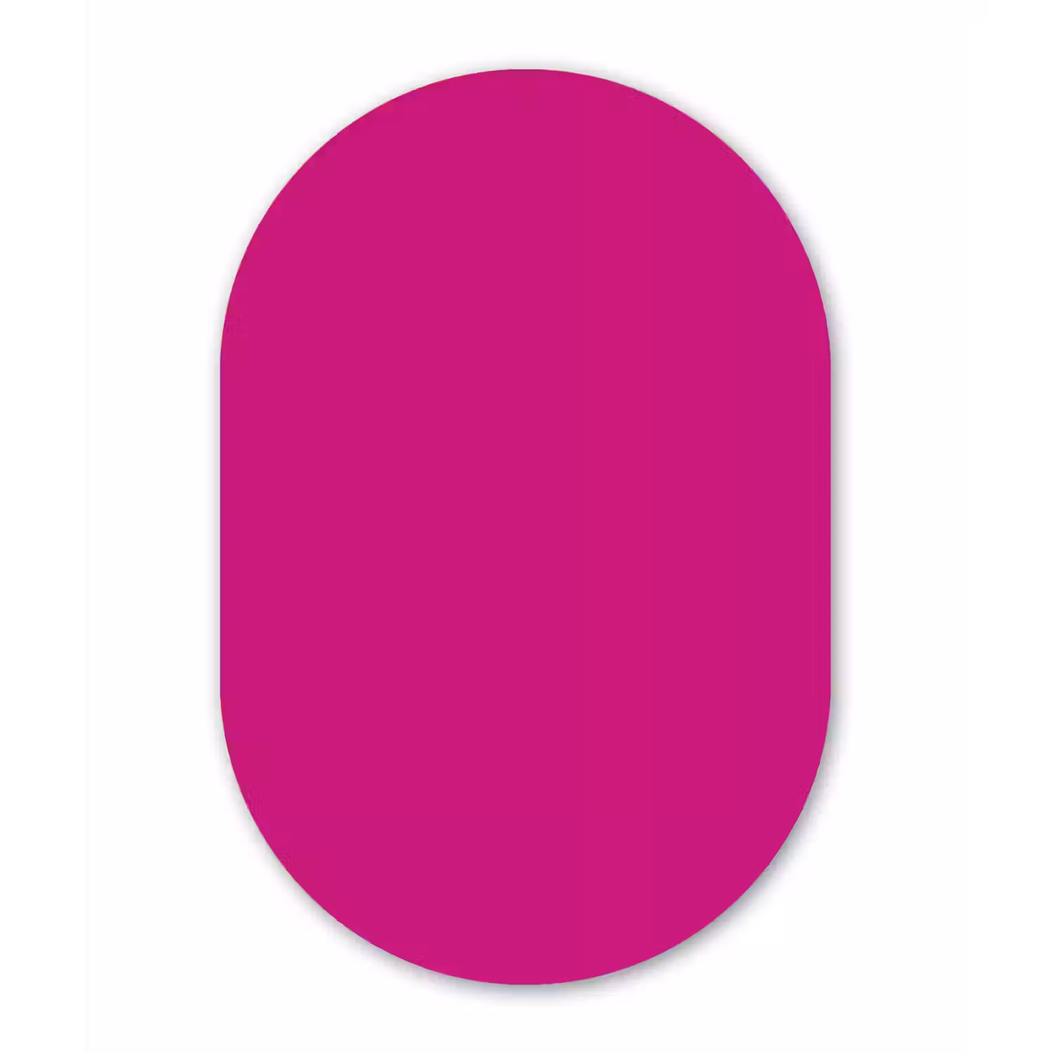 Velvet - Magenta - Roze Wandcirkel Ovaal Aluminium middel 839 -3d