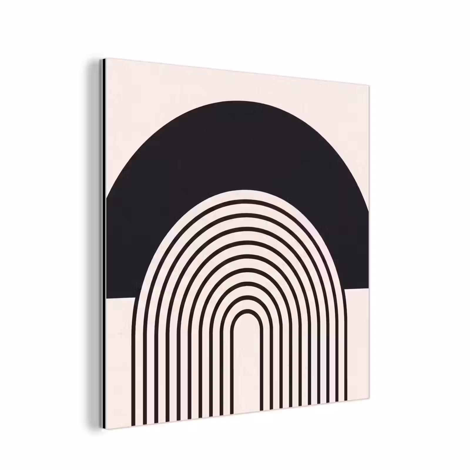 aluminium wall art - Abstract - Arch - Modern - Abstract - Boog - Modern aluminium wit klein