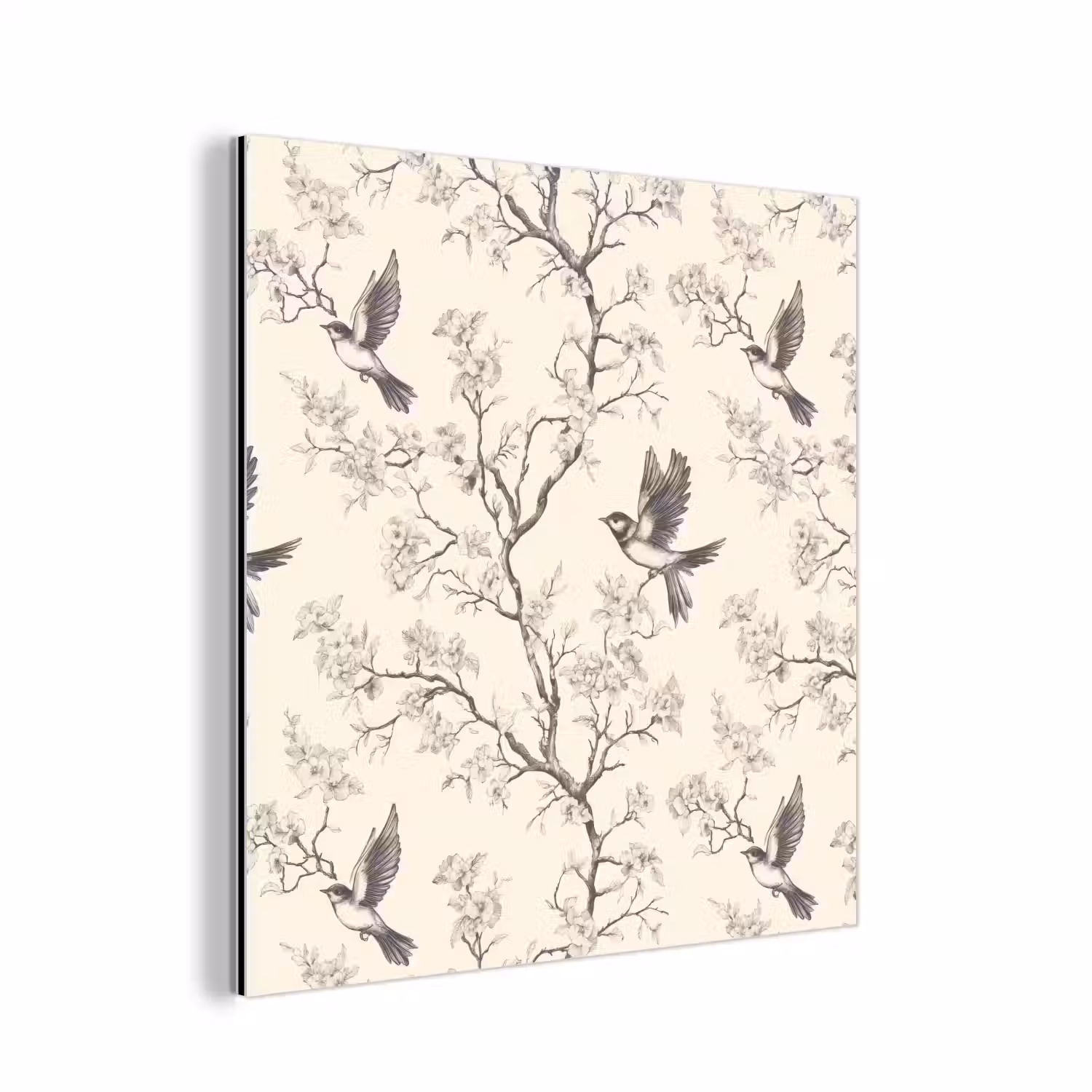 Takken - Vogels - Beige aluminium wit klein 46 -3d