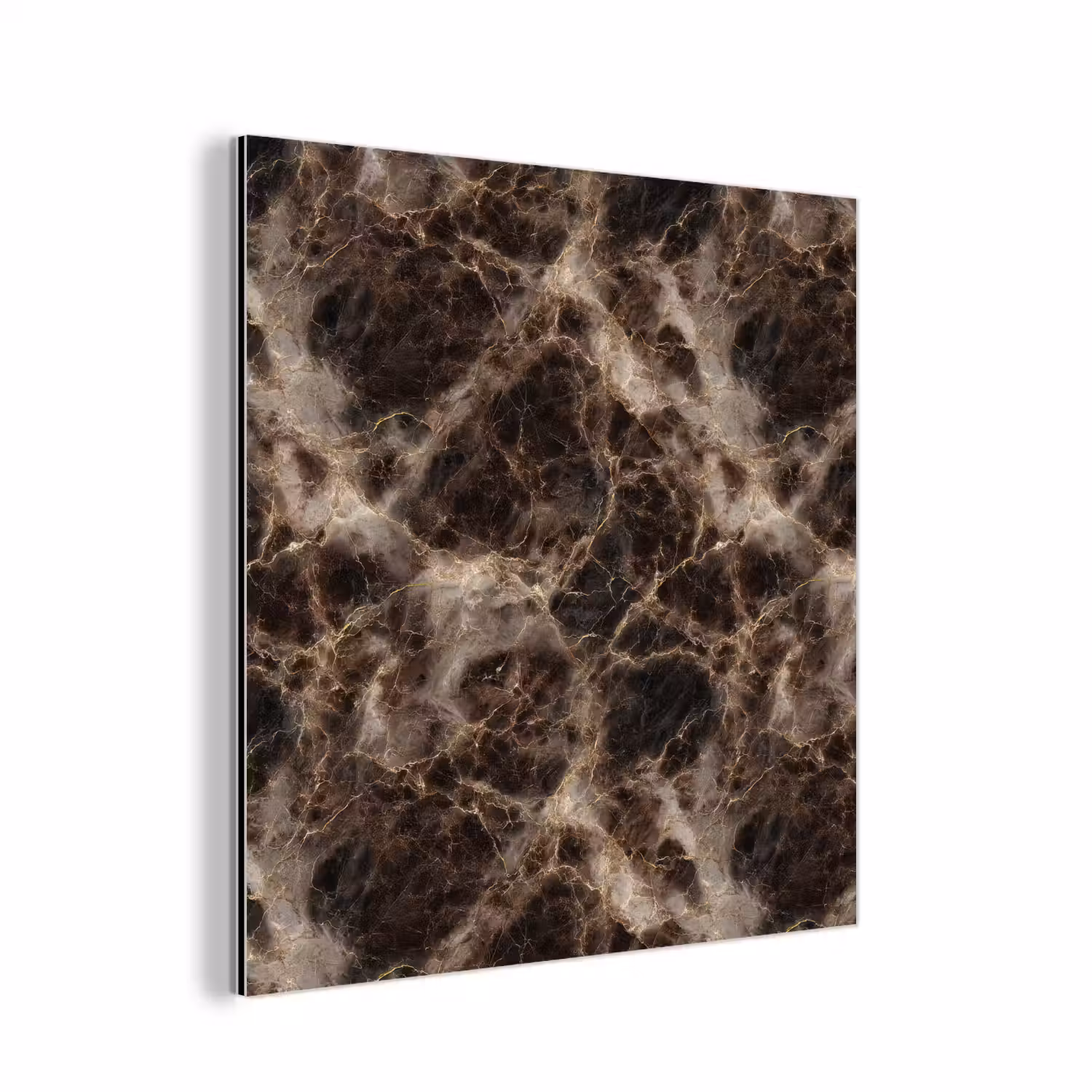 Bruin - Goud - Marmer aluminium wit klein 46 -3d