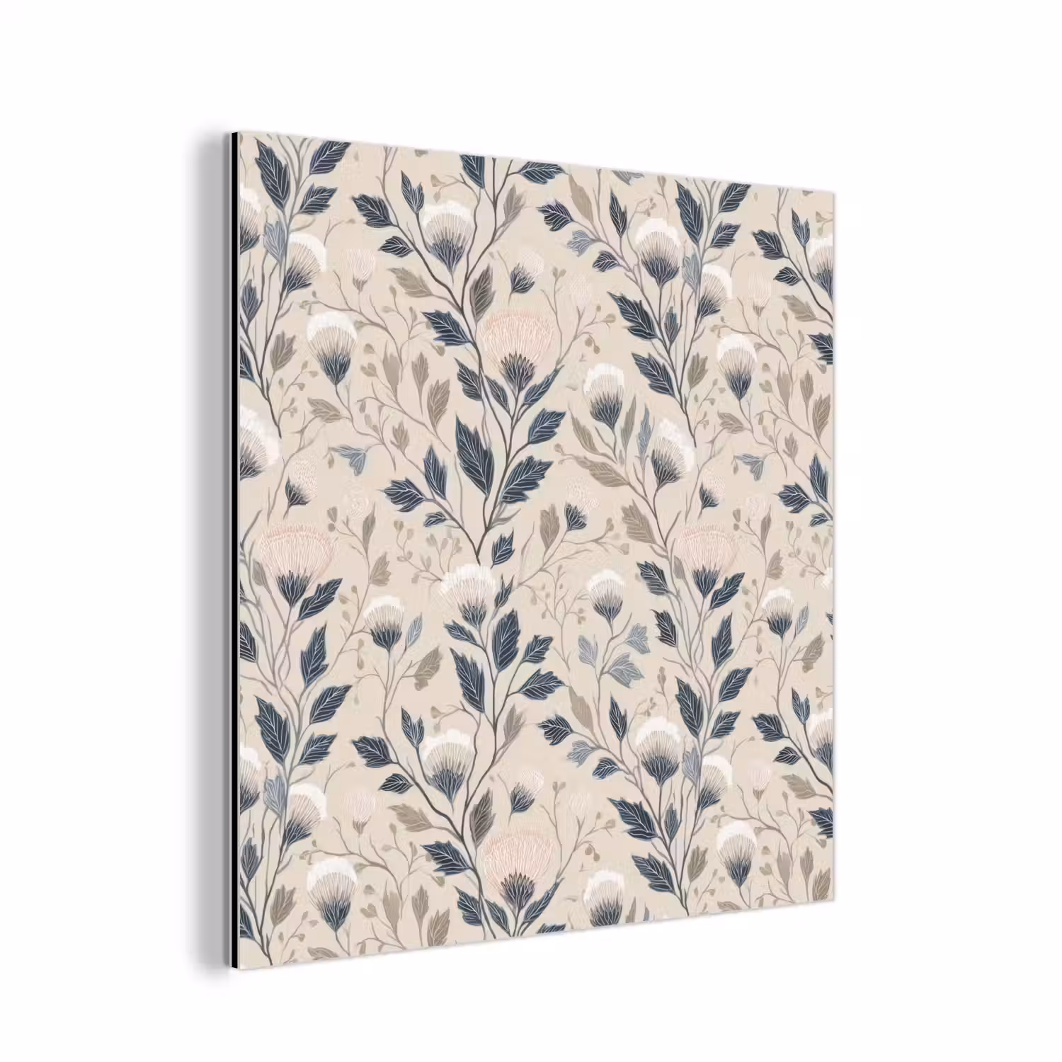 Klassiek - Botanisch - Kleurrijk aluminium wit klein 46 -3d