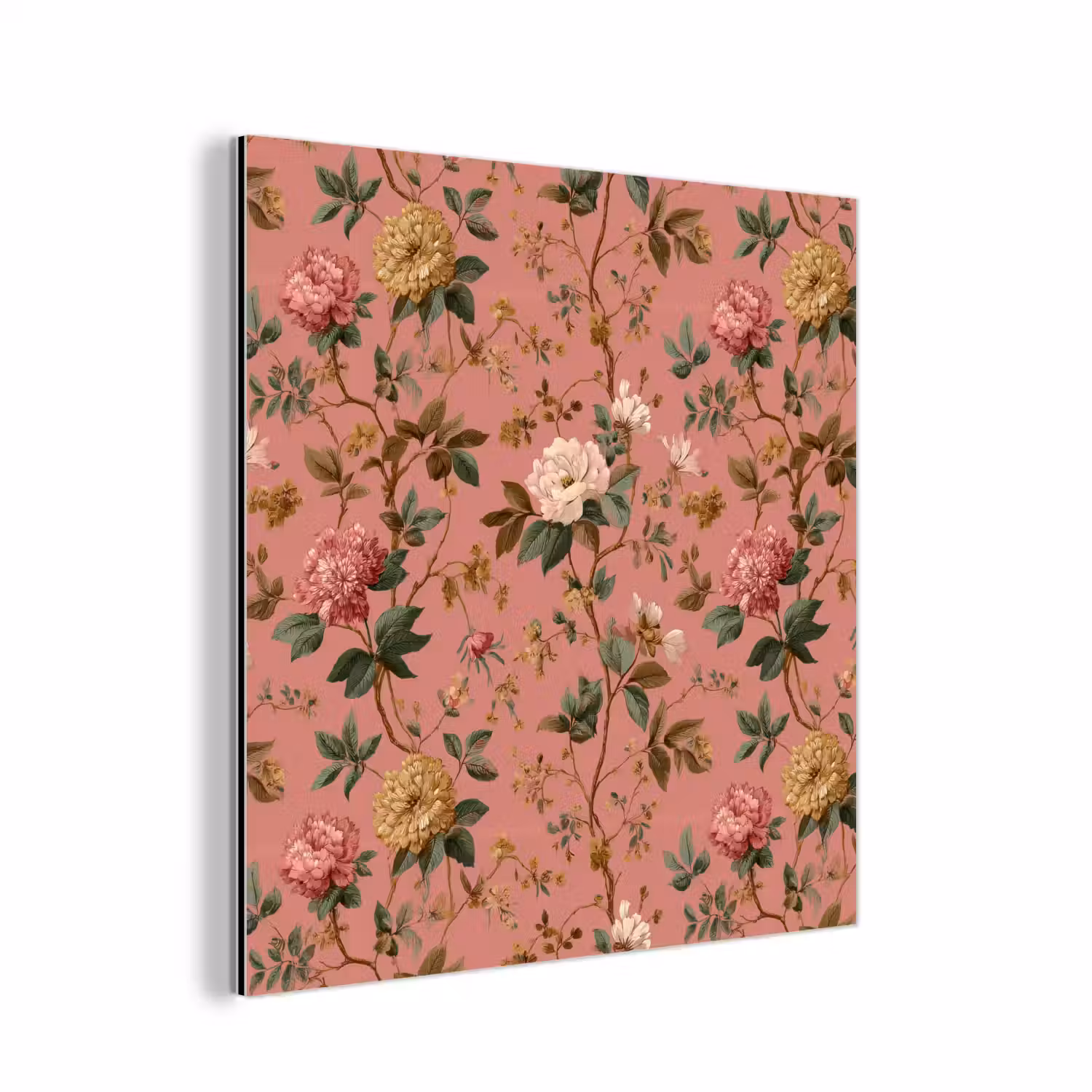 Klassiek - Botanisch - Roze aluminium wit klein 46 -3d