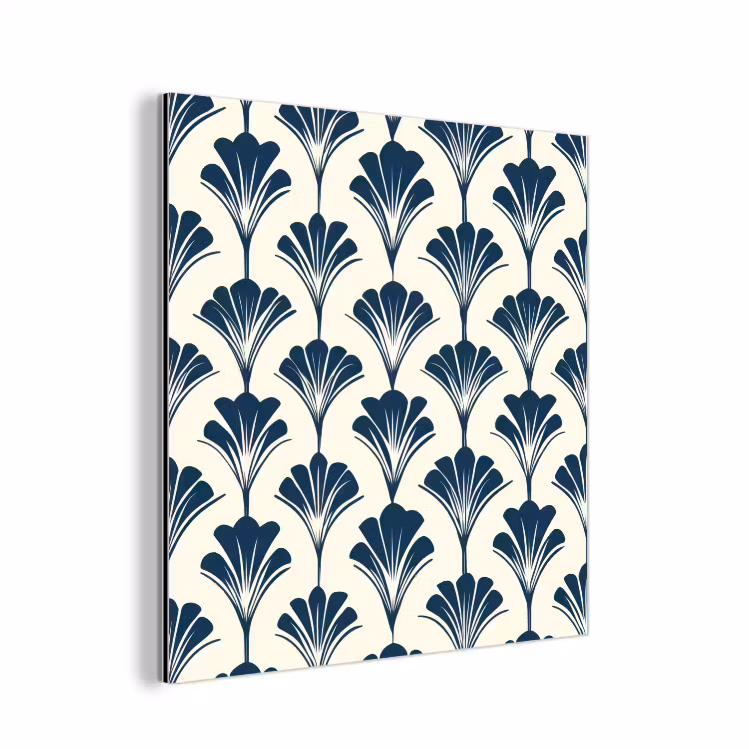 Klassiek - Motief - Blauw aluminium wit klein 46 -3d