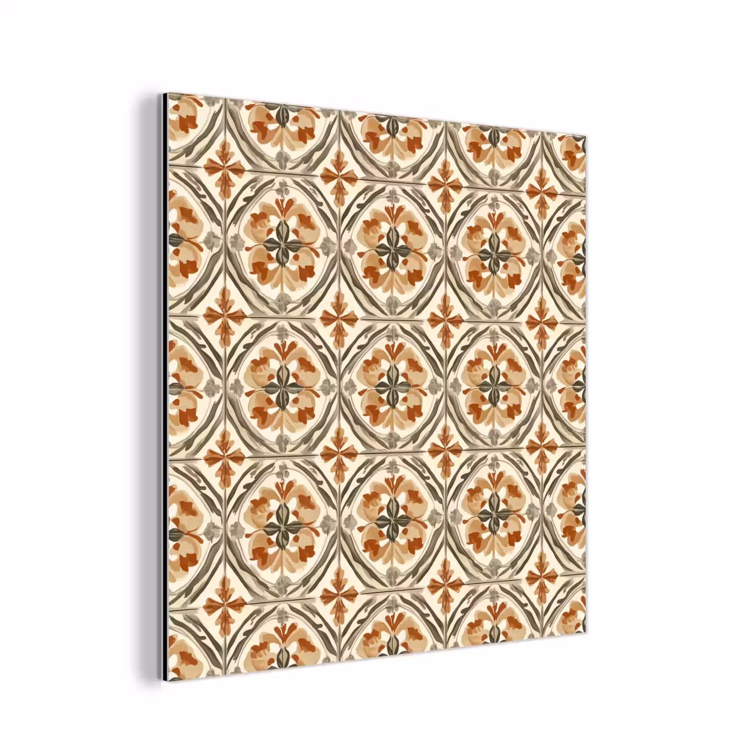 Elegant - Antiek - Kleurrijk aluminium wit klein 46 -3d