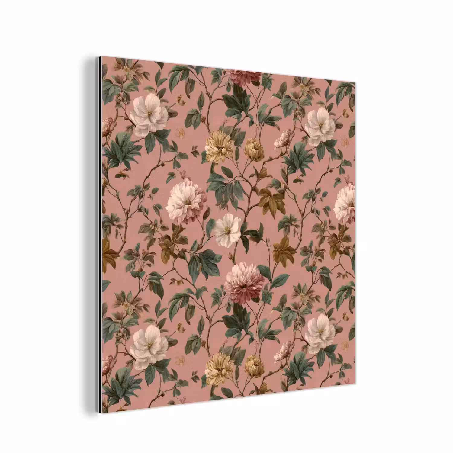 Bloemen - Klassiek - Roze aluminium wit klein 46 -3d