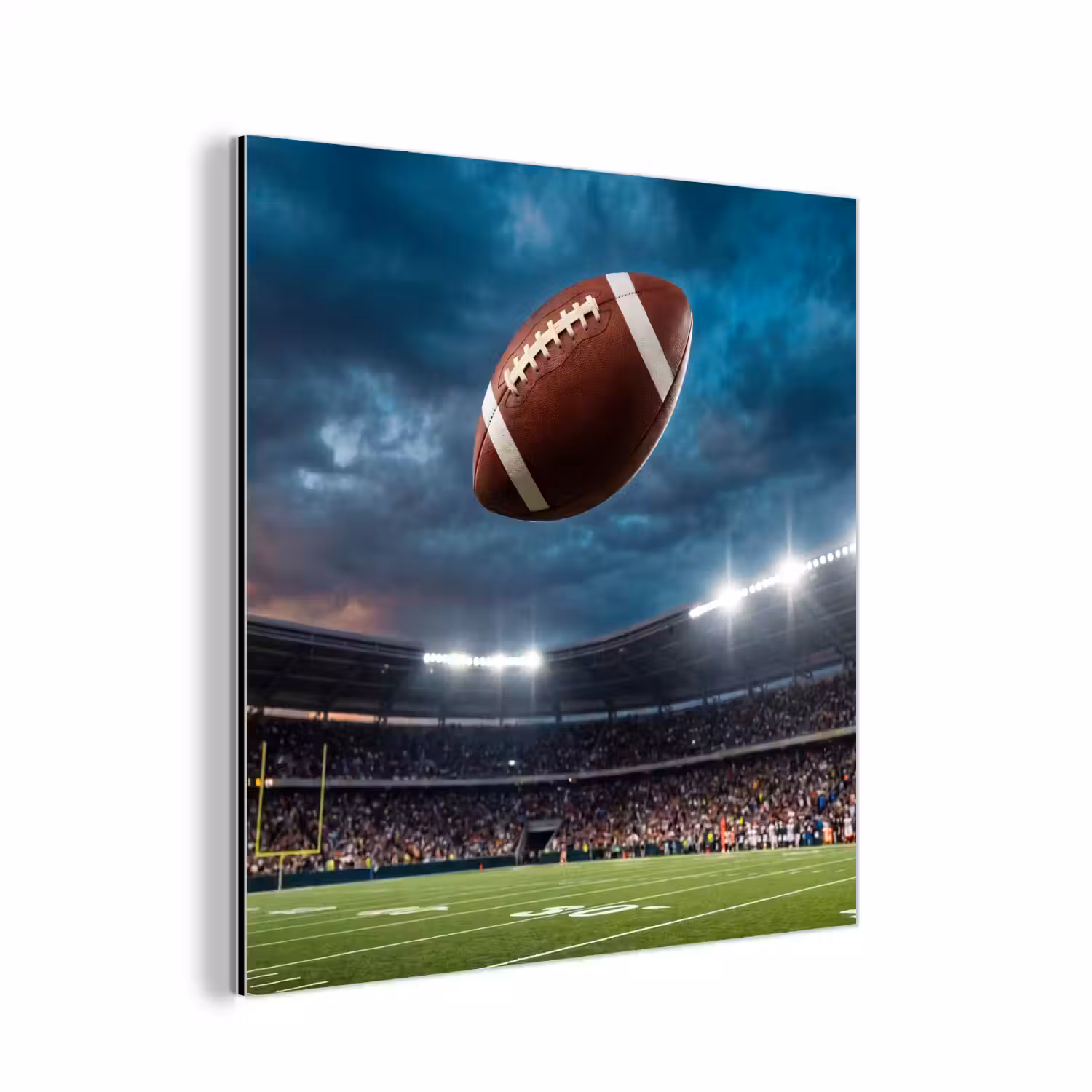 Football - Bal - Stadion - Sport aluminium wit klein -3d