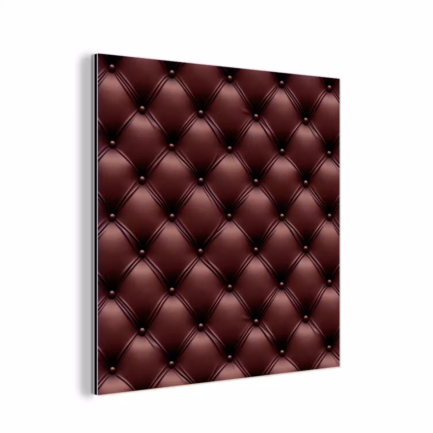 Leer - Patroon - Bordeaux aluminium wit klein 46 -3d