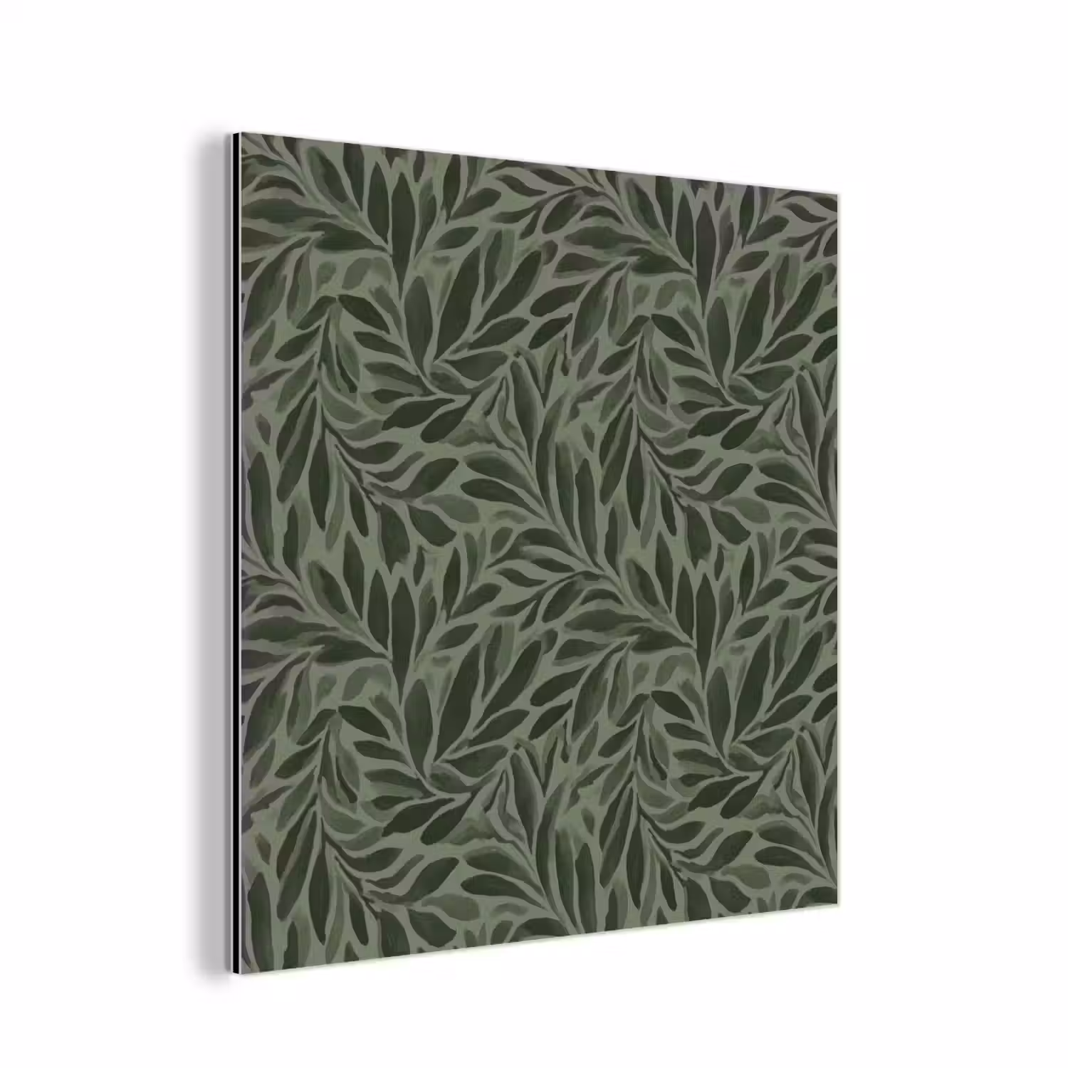 Bladeren - Organisch - Groen aluminium wit klein 46 -3d