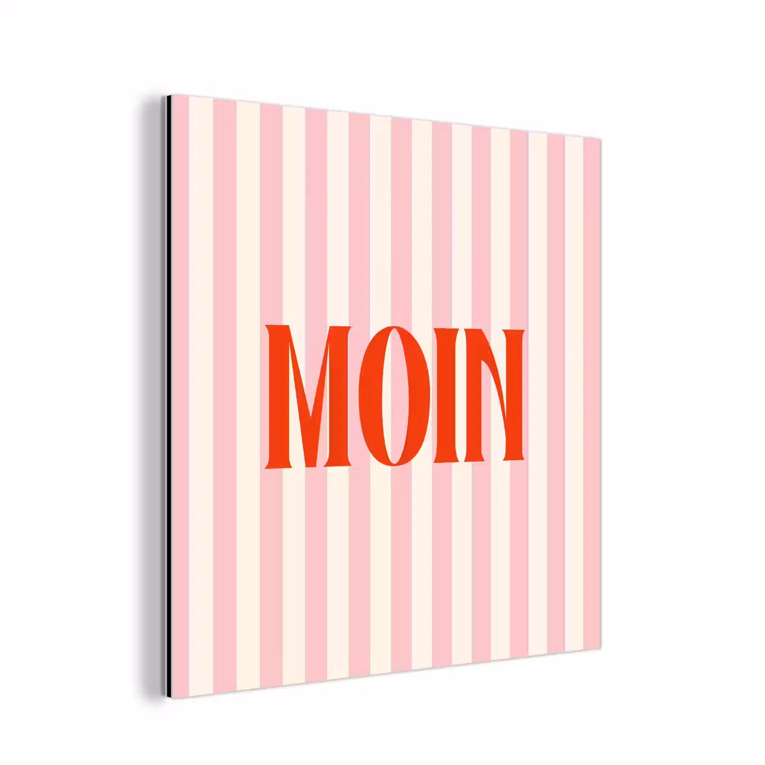 Zachtroze - Rood - Strepen - Moin aluminium wit klein -3d
