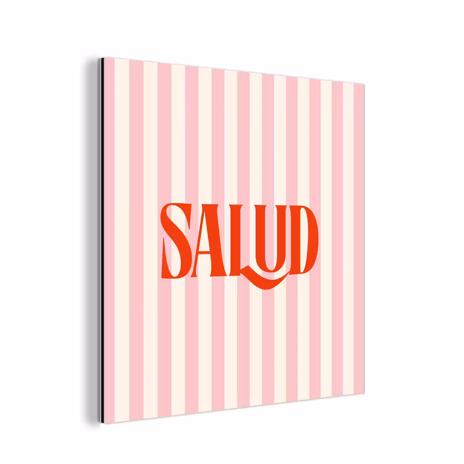 Zachtroze - Rood - Strepen - Salud aluminium wit klein -3d