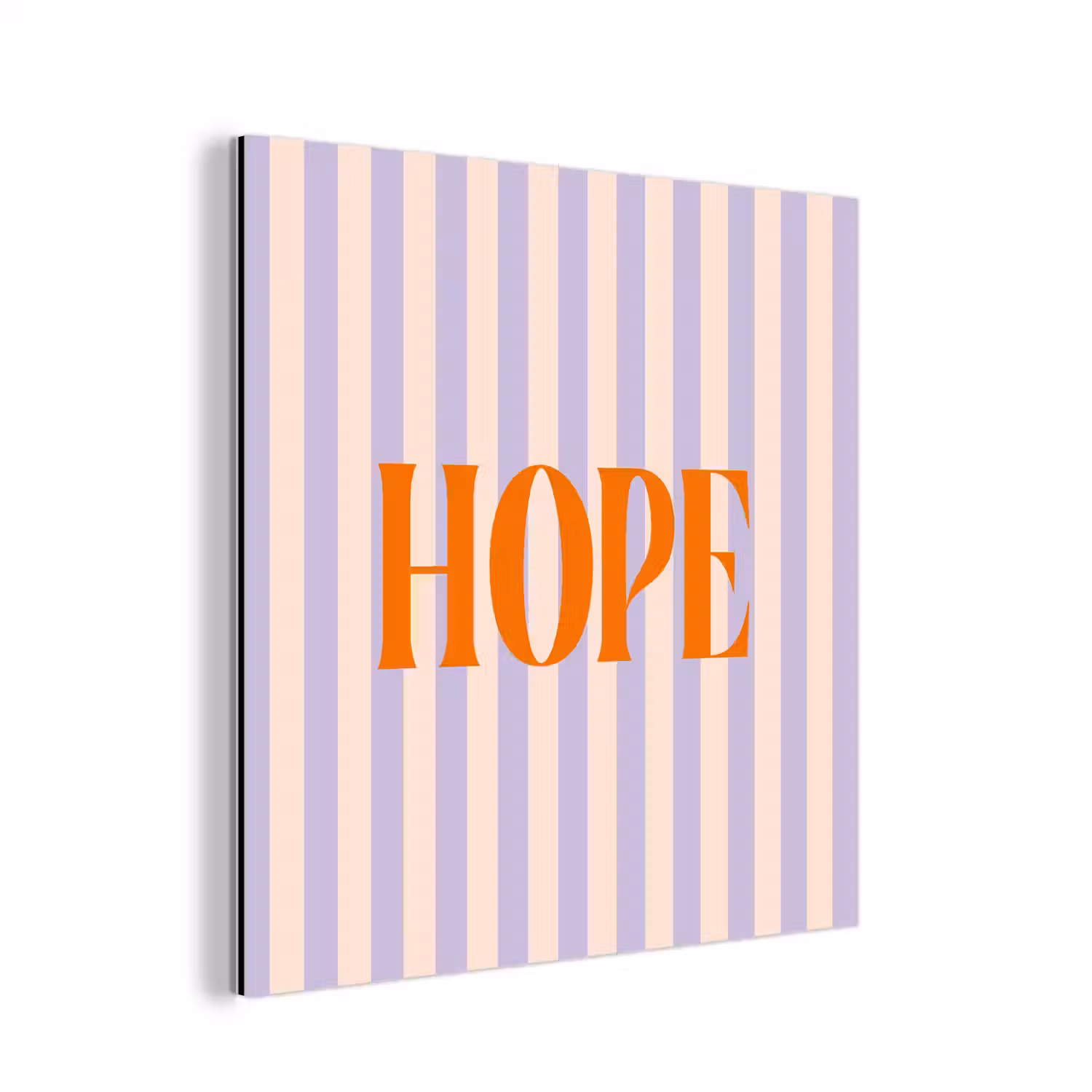Lila - Oranje - Strepen - Hope aluminium wit klein -3d