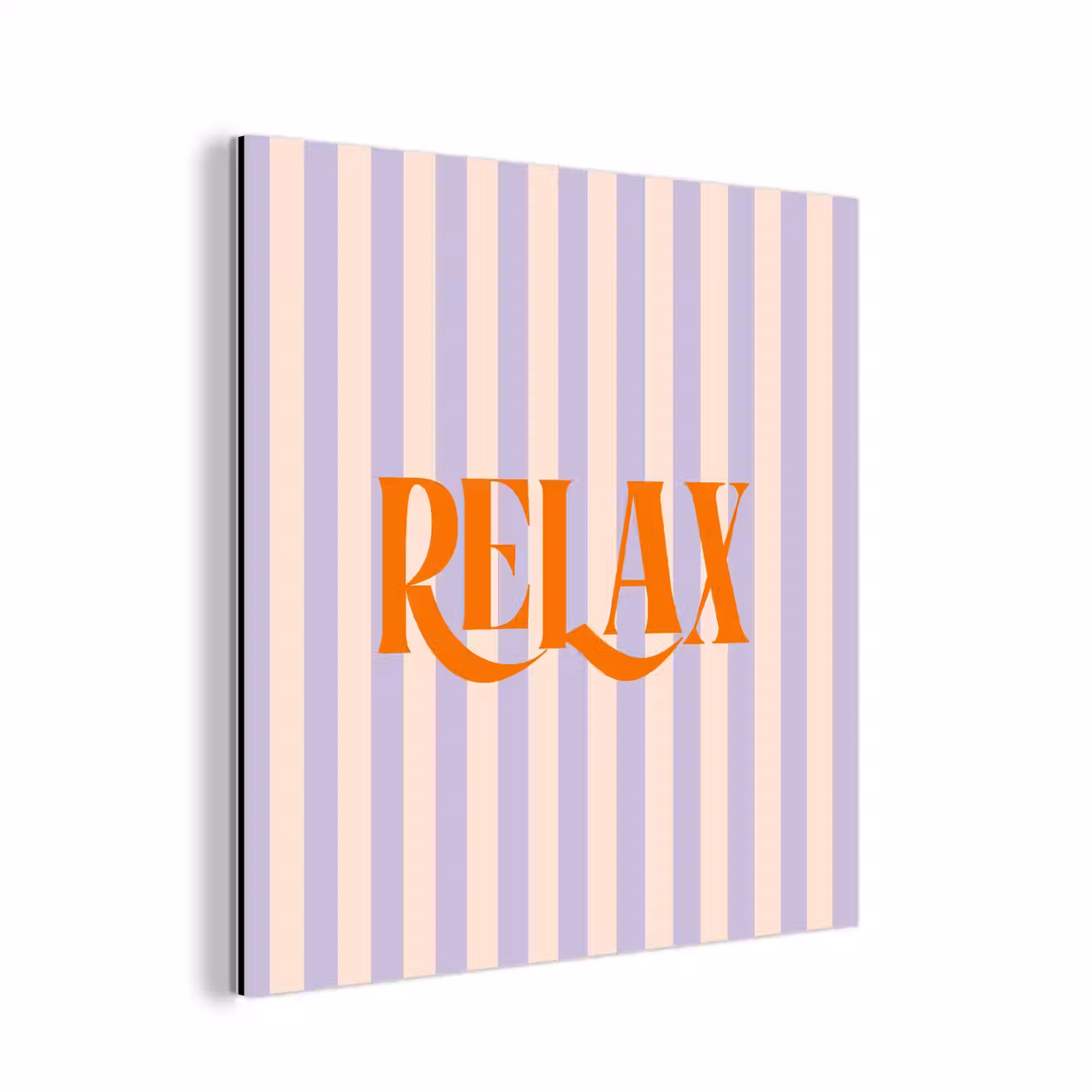 Lila - Oranje - Strepen - Relax aluminium wit klein -3d