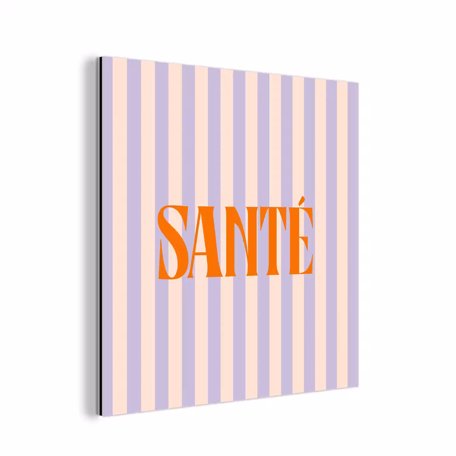 Lila - Oranje - Strepen - Santé aluminium wit klein -3d