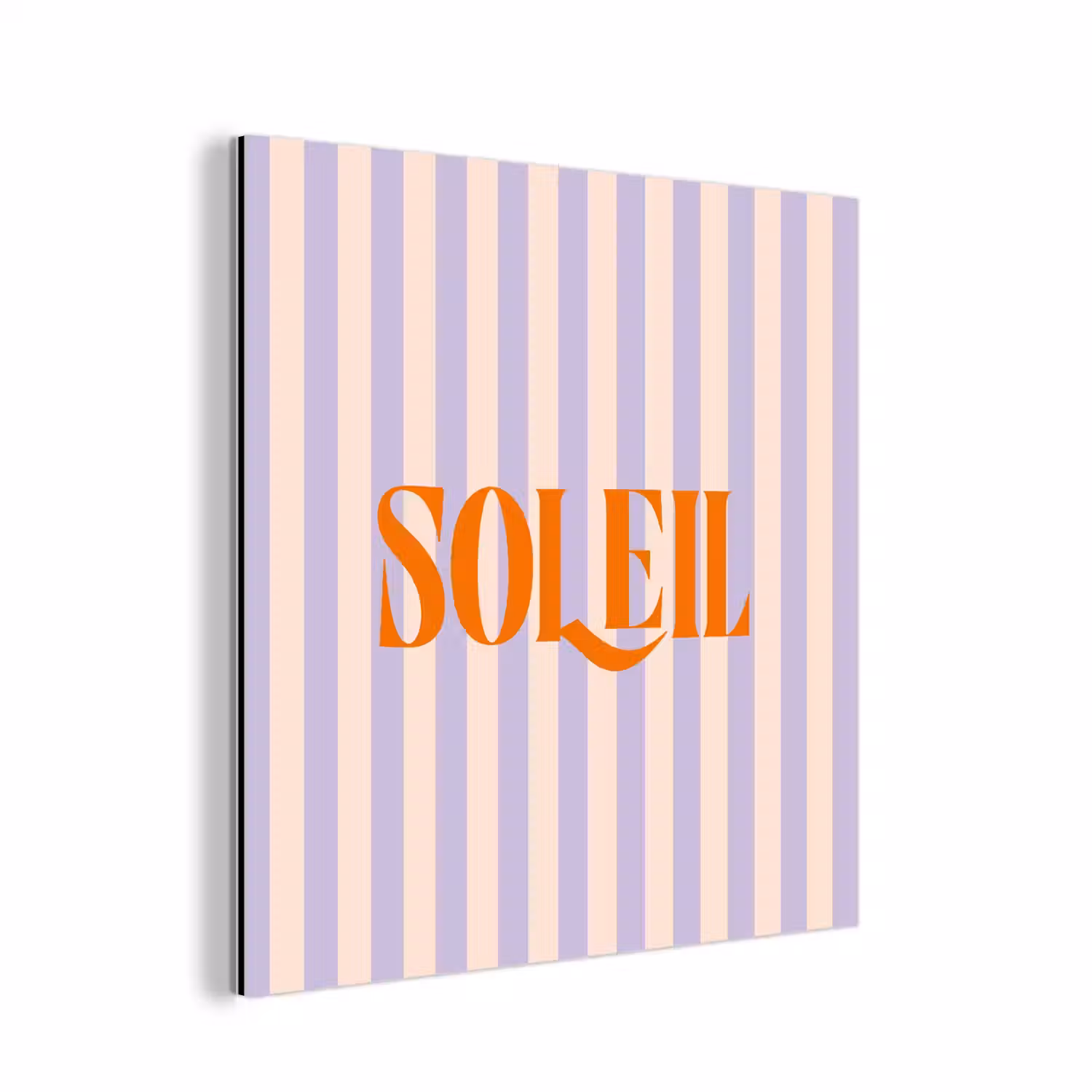 Lila - Oranje - Strepen - Soleil aluminium wit klein -3d