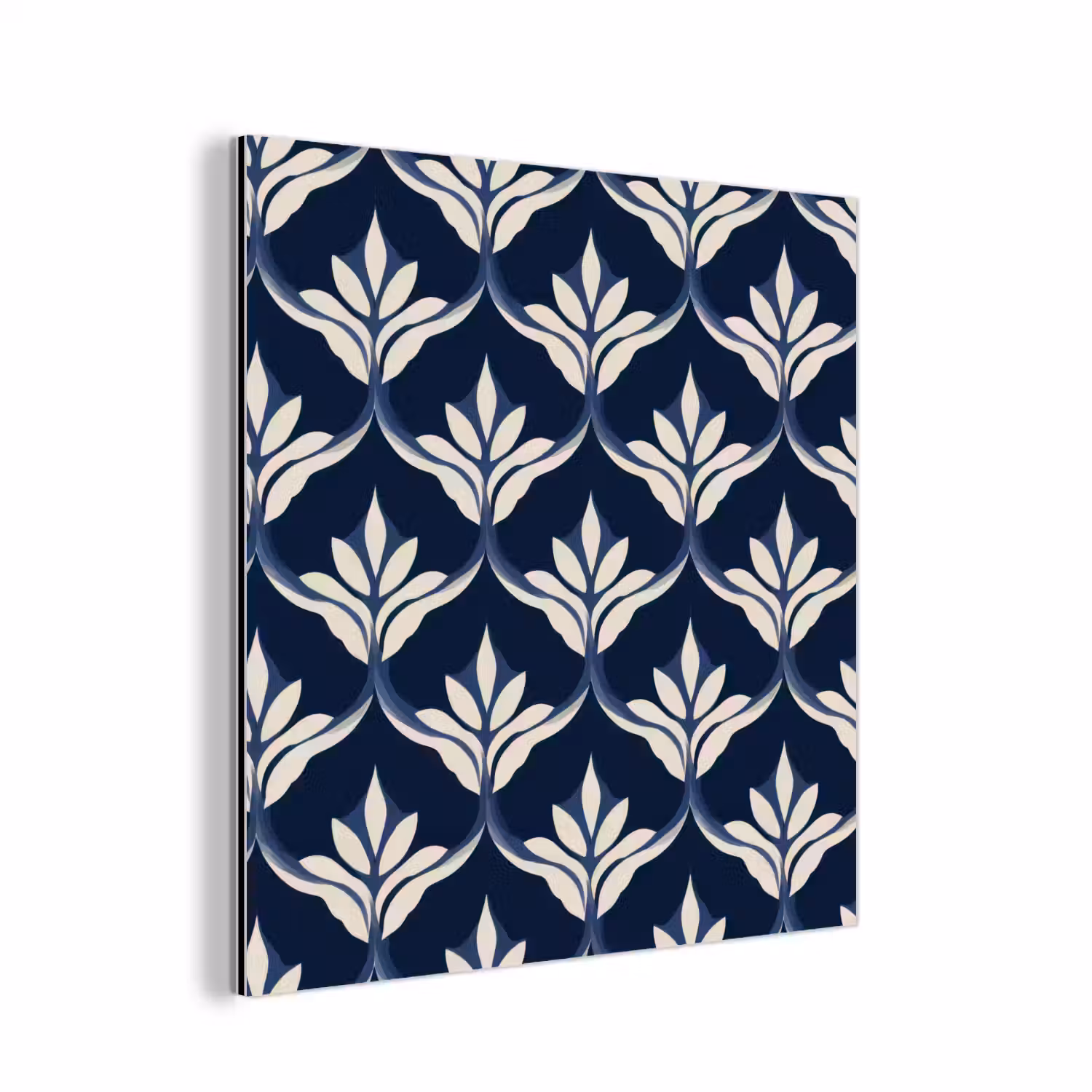 Modern - Ontwerp - Blauw aluminium wit klein 46 -3d
