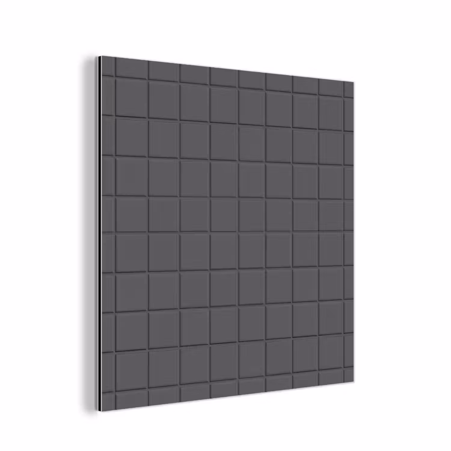 Patroon - Tegel - Grafiet - Grijs aluminium wit klein 46 -3d