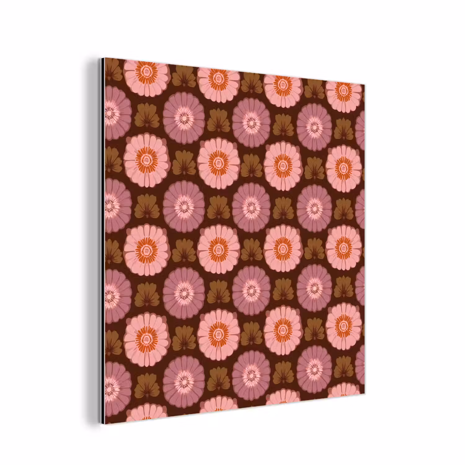 Retro - Madelief - Roze aluminium wit klein 46 -3d
