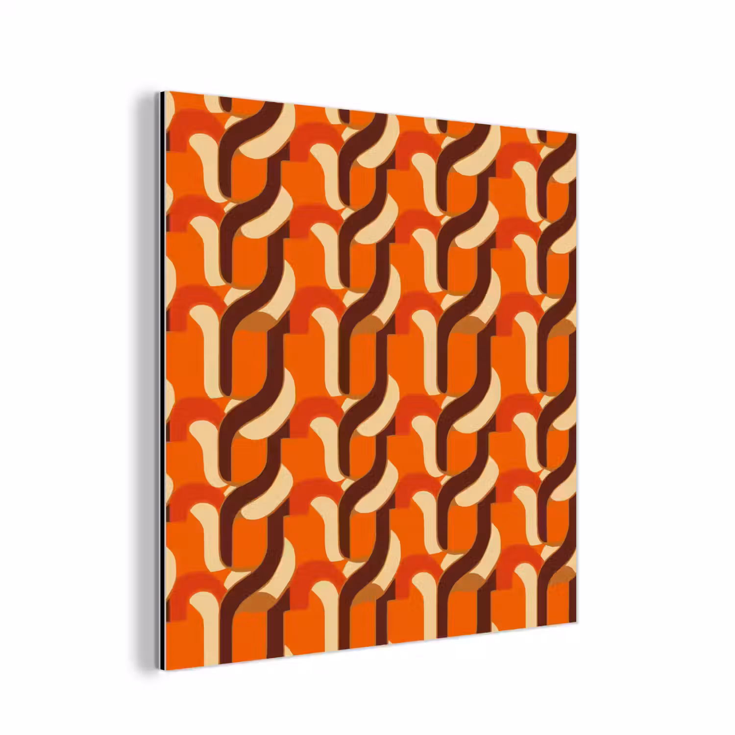 Retro - Modern - Kleurrijk aluminium wit klein 46 -3d