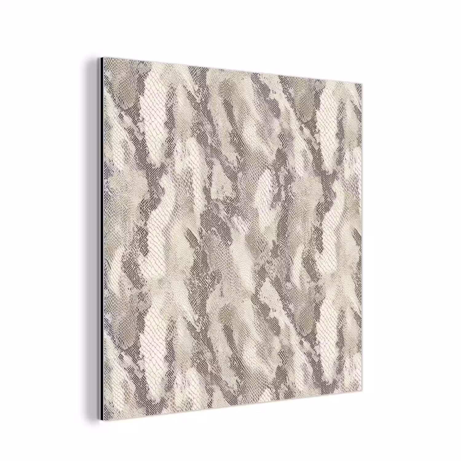 Slang - Patroon - Taupe aluminium wit klein 46 -3d