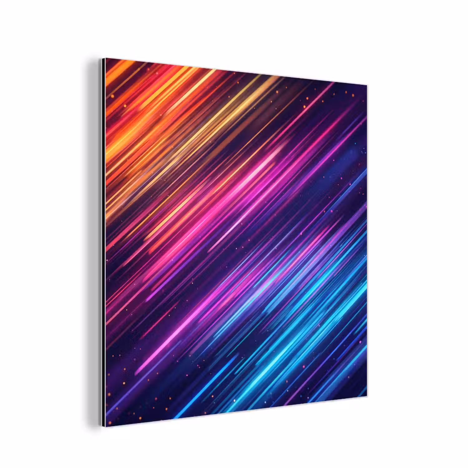 Snelheid - Kosmos - Kleurrijk aluminium wit klein -3d