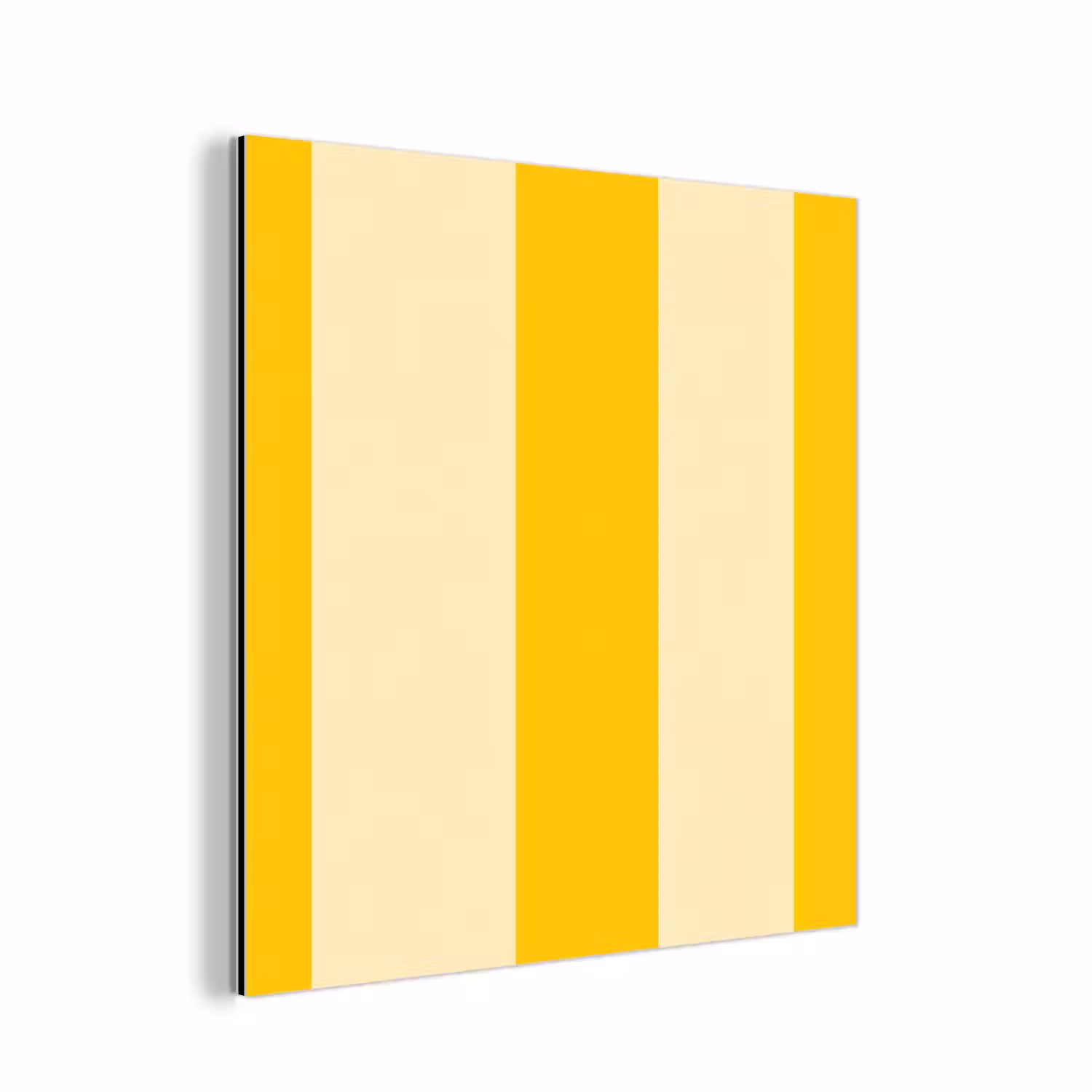 Strepen - Klassiek - Geel aluminium wit klein 46 -3d