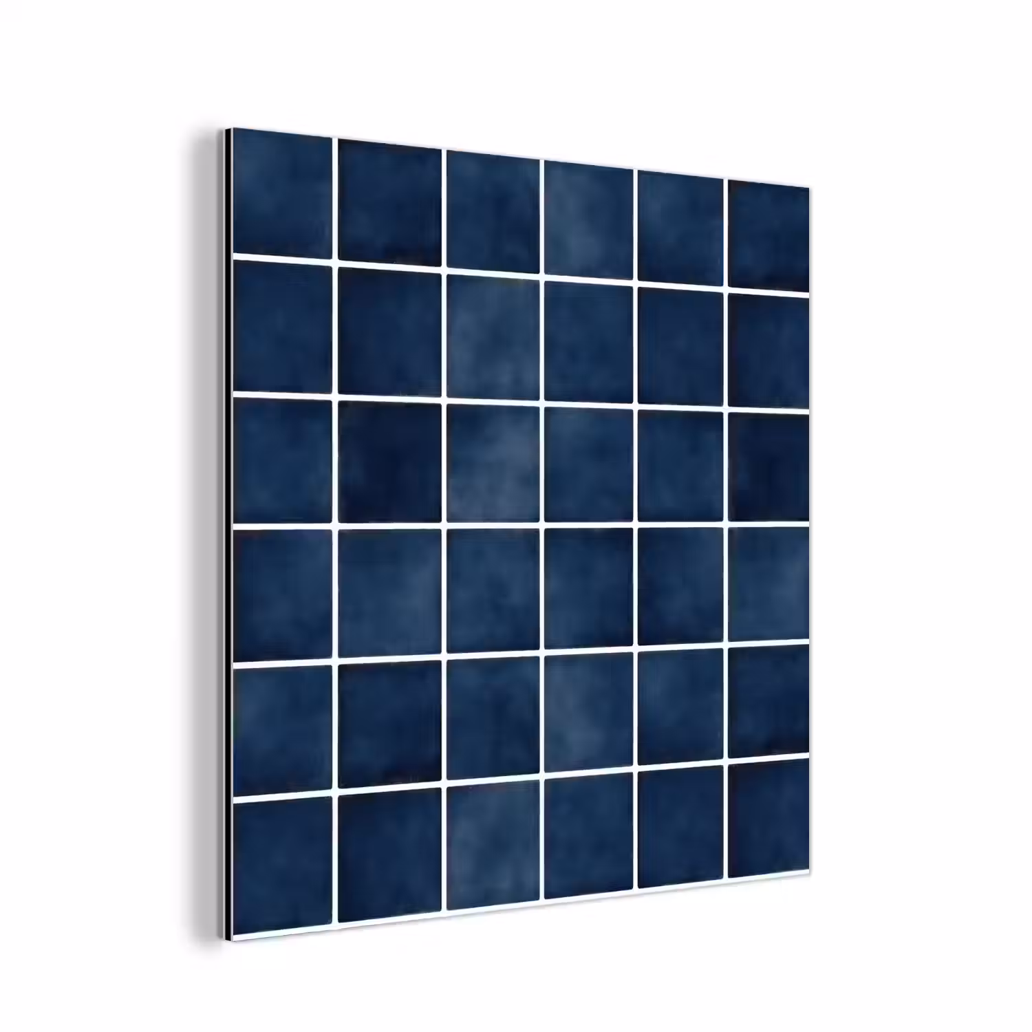 Tegel - Modern - Blauw aluminium wit klein 46 -3d