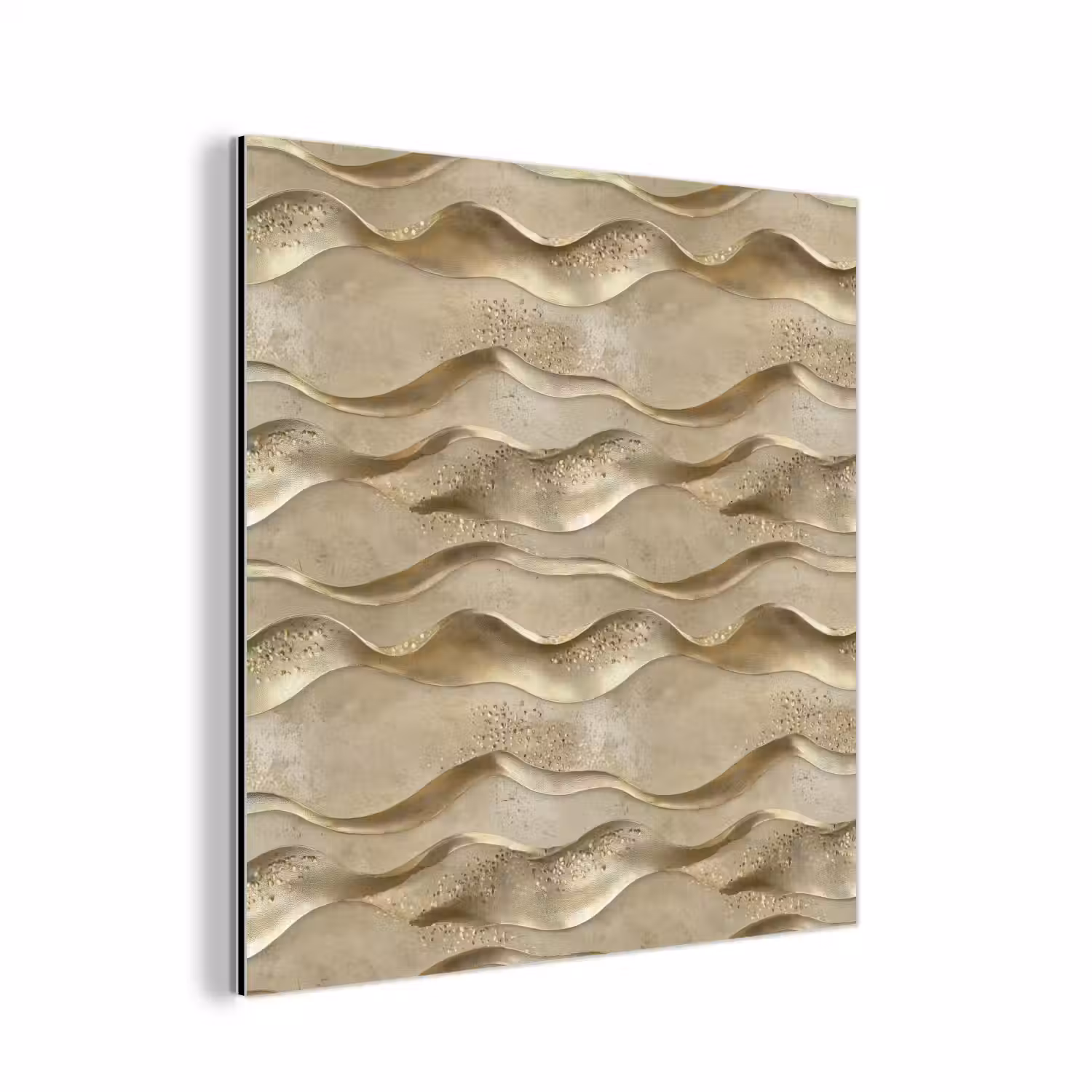 Golven - Patroon - Goud aluminium wit klein 46 -3d