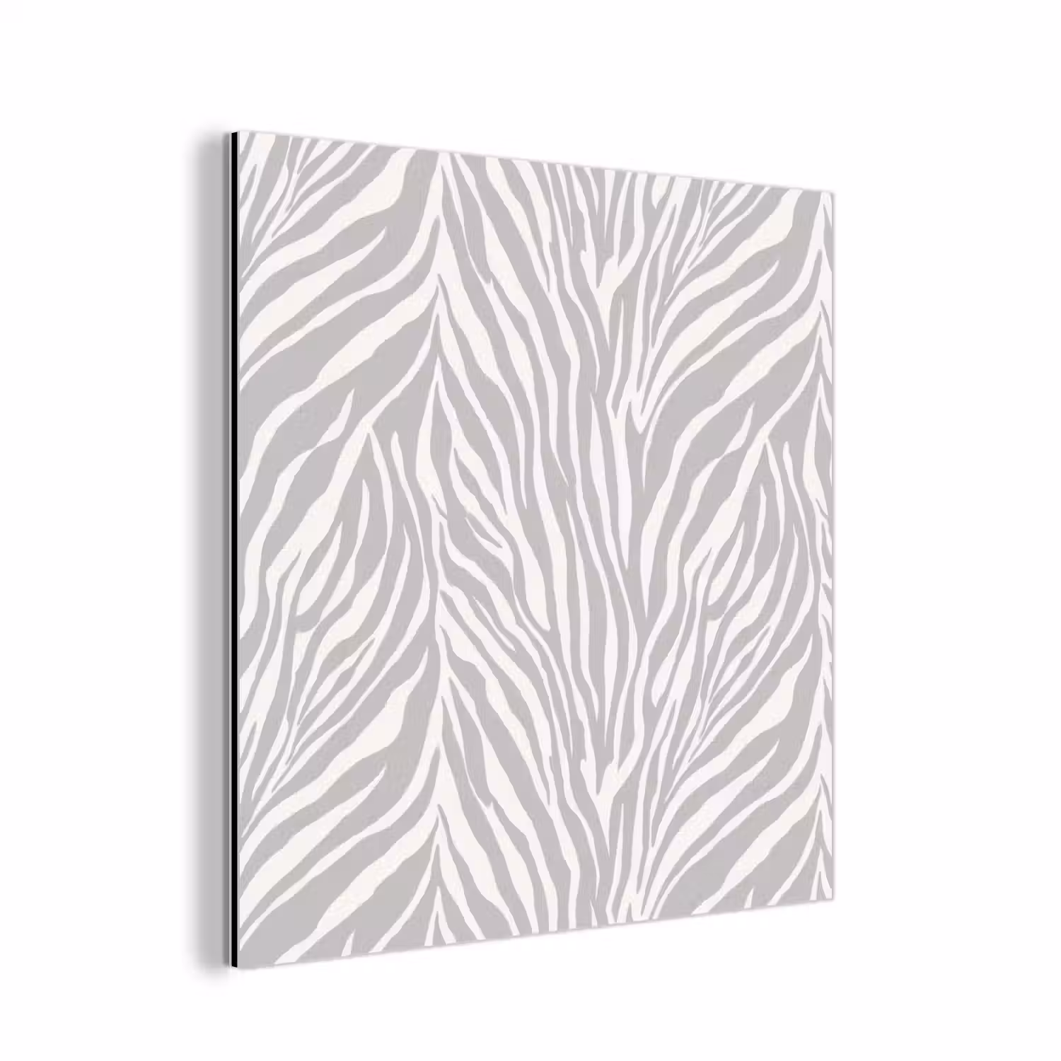 Zebra - Motief - Grijs aluminium wit klein 46 -3d