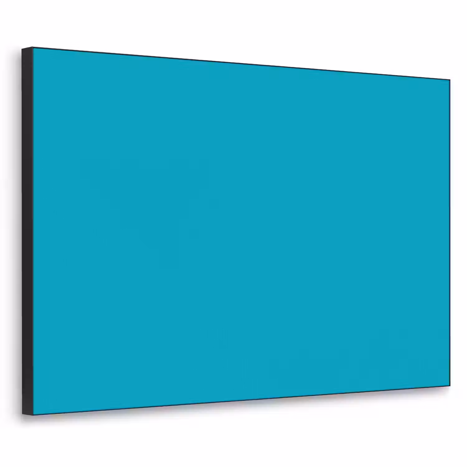 Deep - Turquoise - Turkoois Textielframe zwart klein 947 -3d